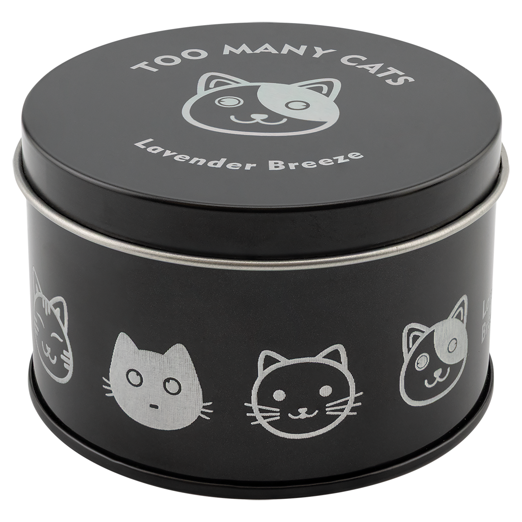5.3 oz. Candle in Black Metal Tin