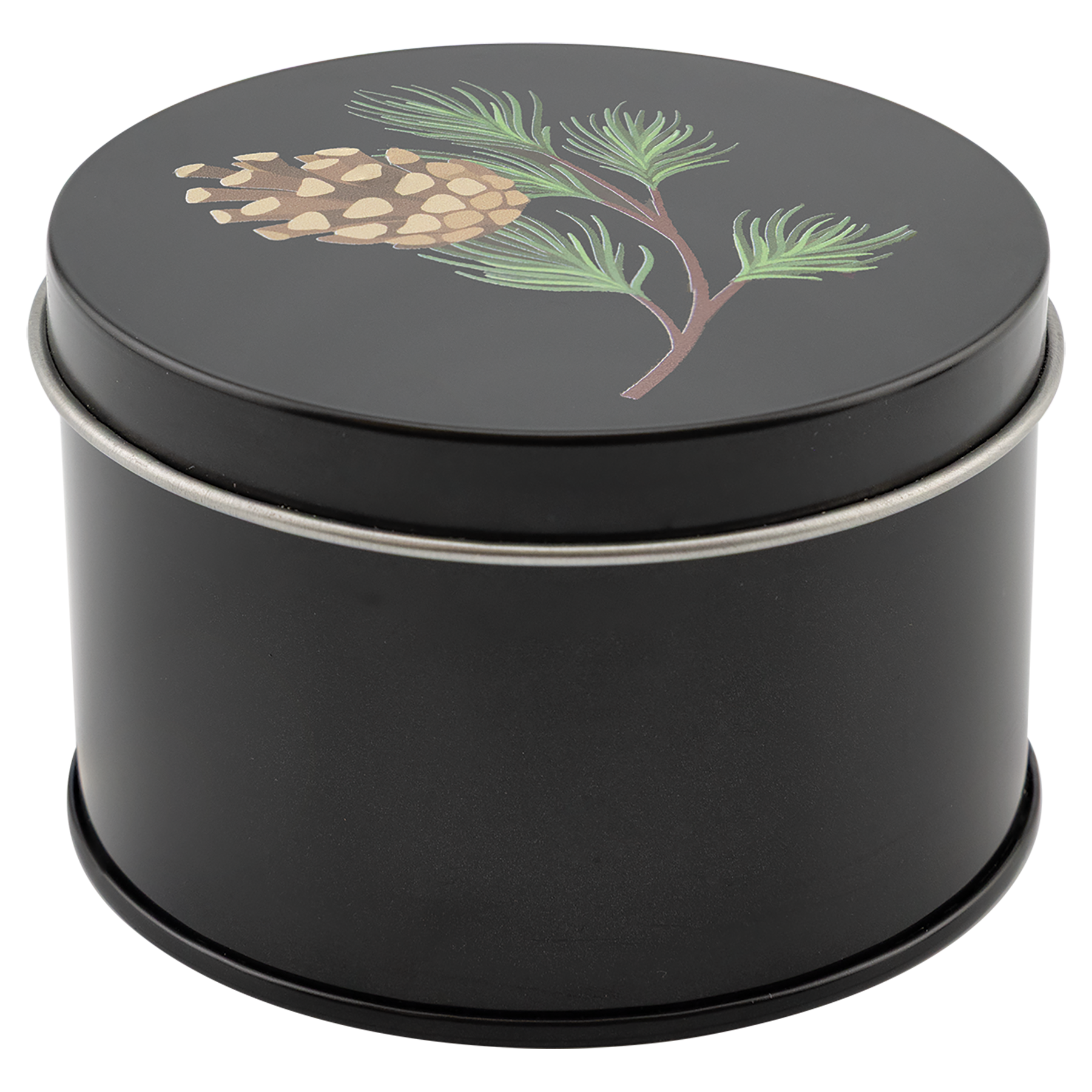 5.3 oz. Candle in Black Metal Tin
