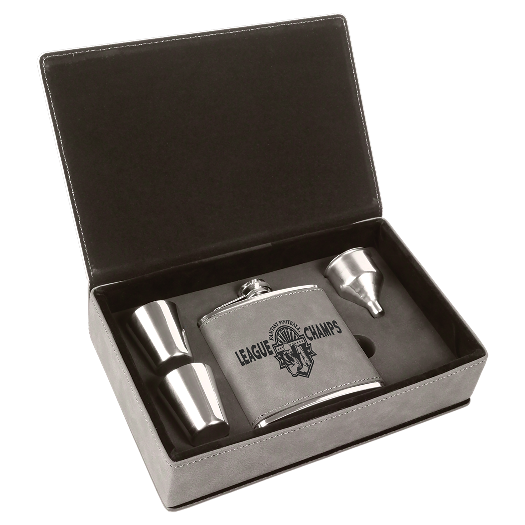 6 oz. Leatherette Flask