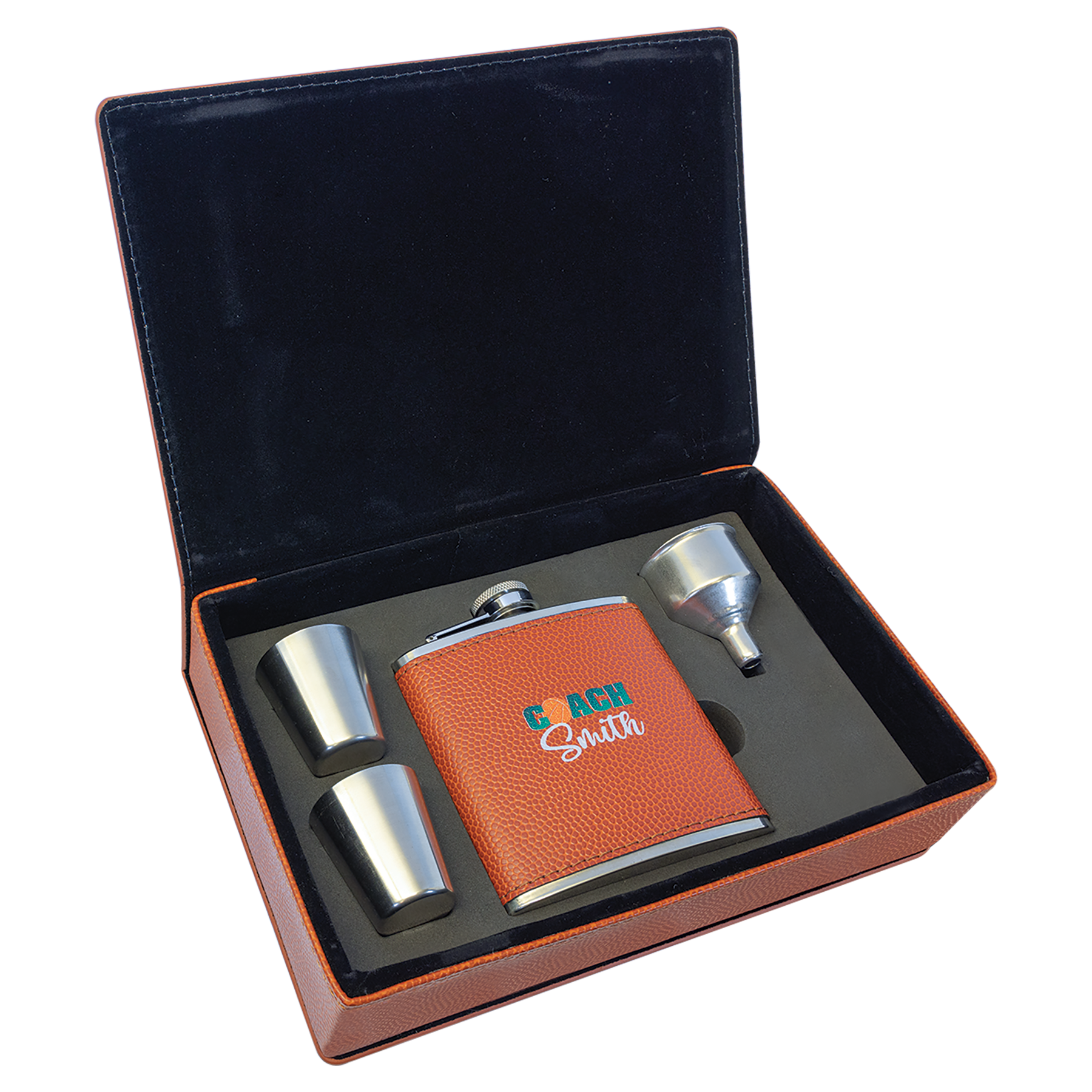 6 oz. Leatherette Flask