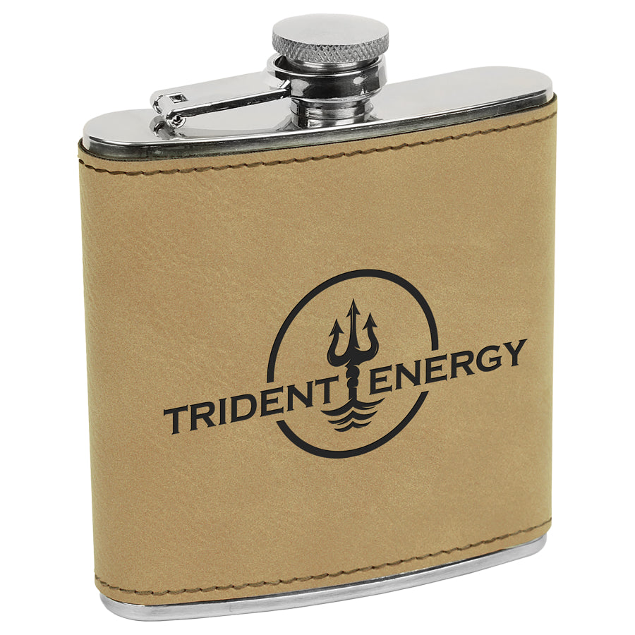 6 oz. Leatherette Flask
