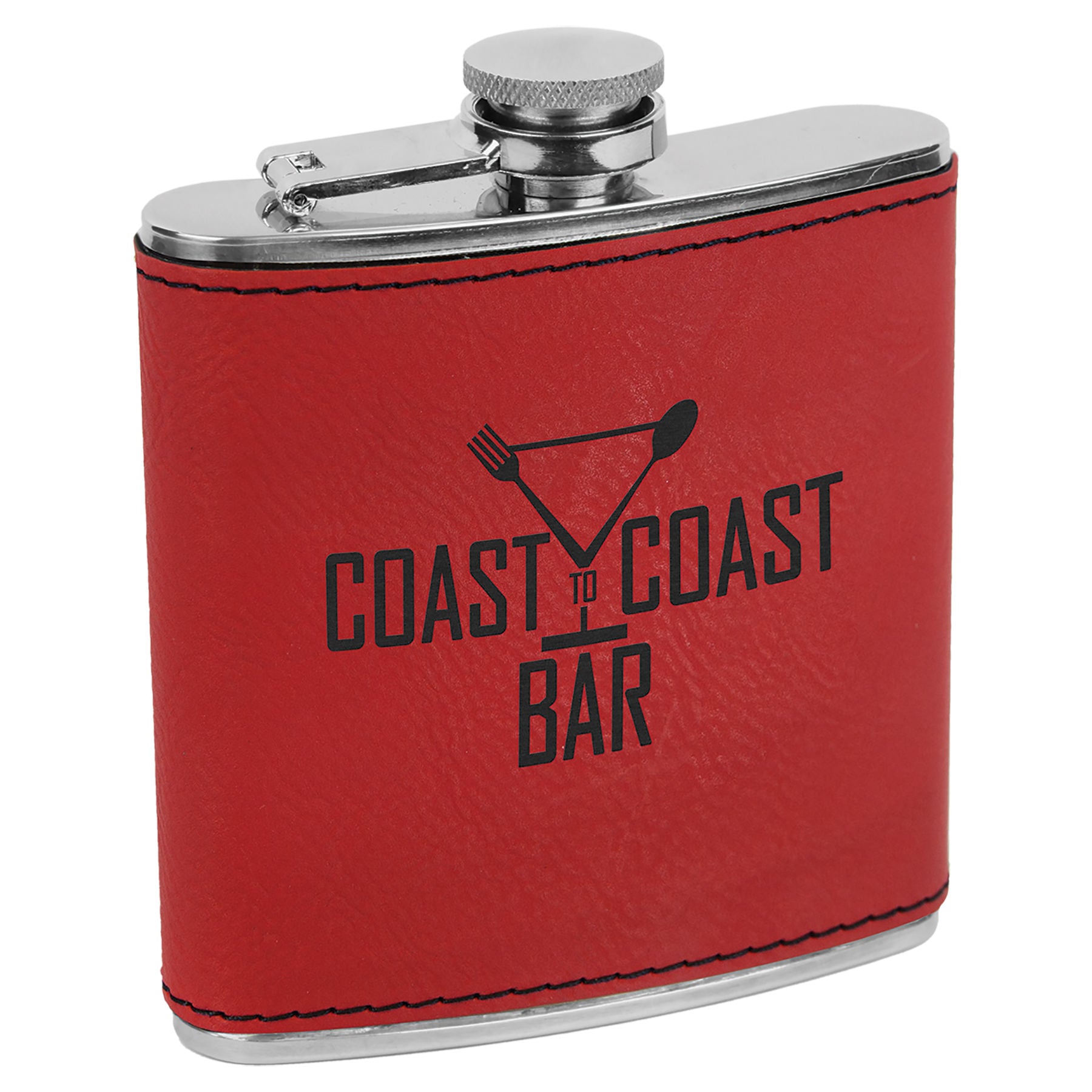 6 oz. Leatherette Flask
