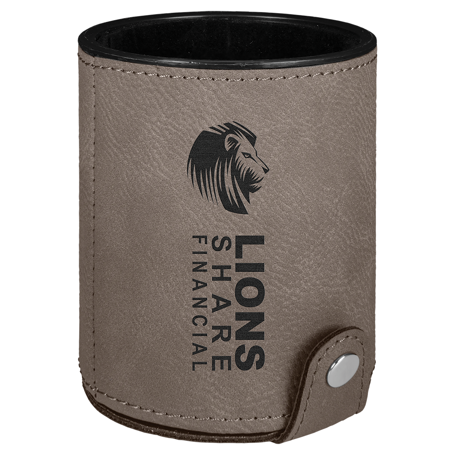 3-1/8" x 3-1/8" Leatherette Dice Cup with 5 Dice