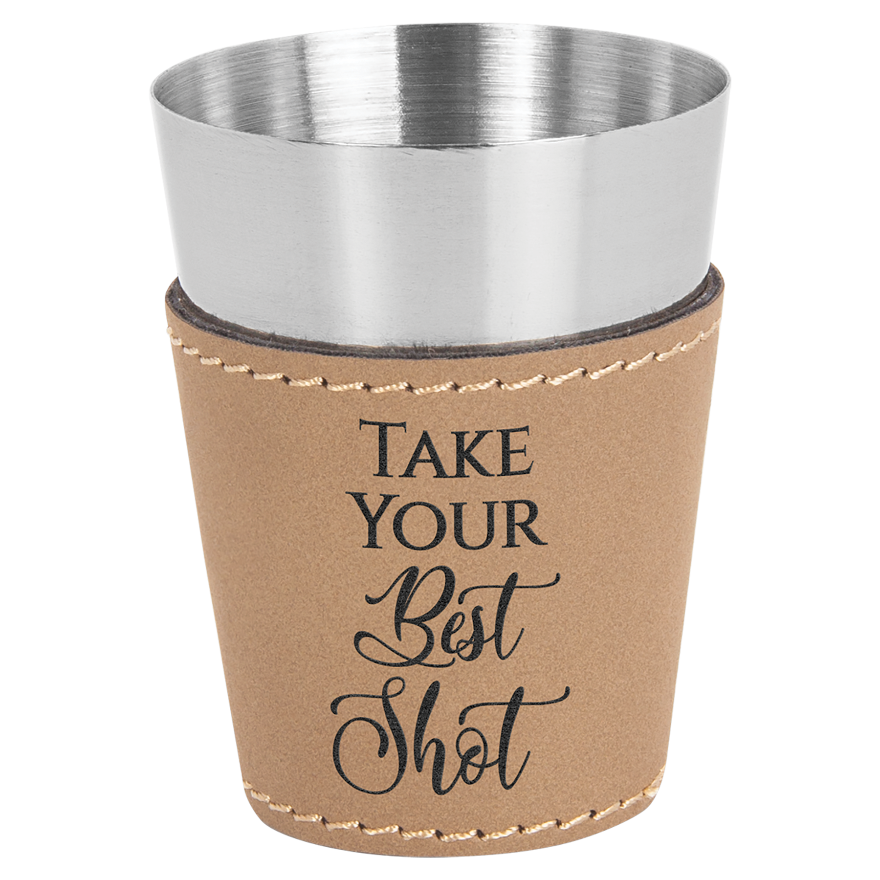 2 oz. Leatherette Shot Glass