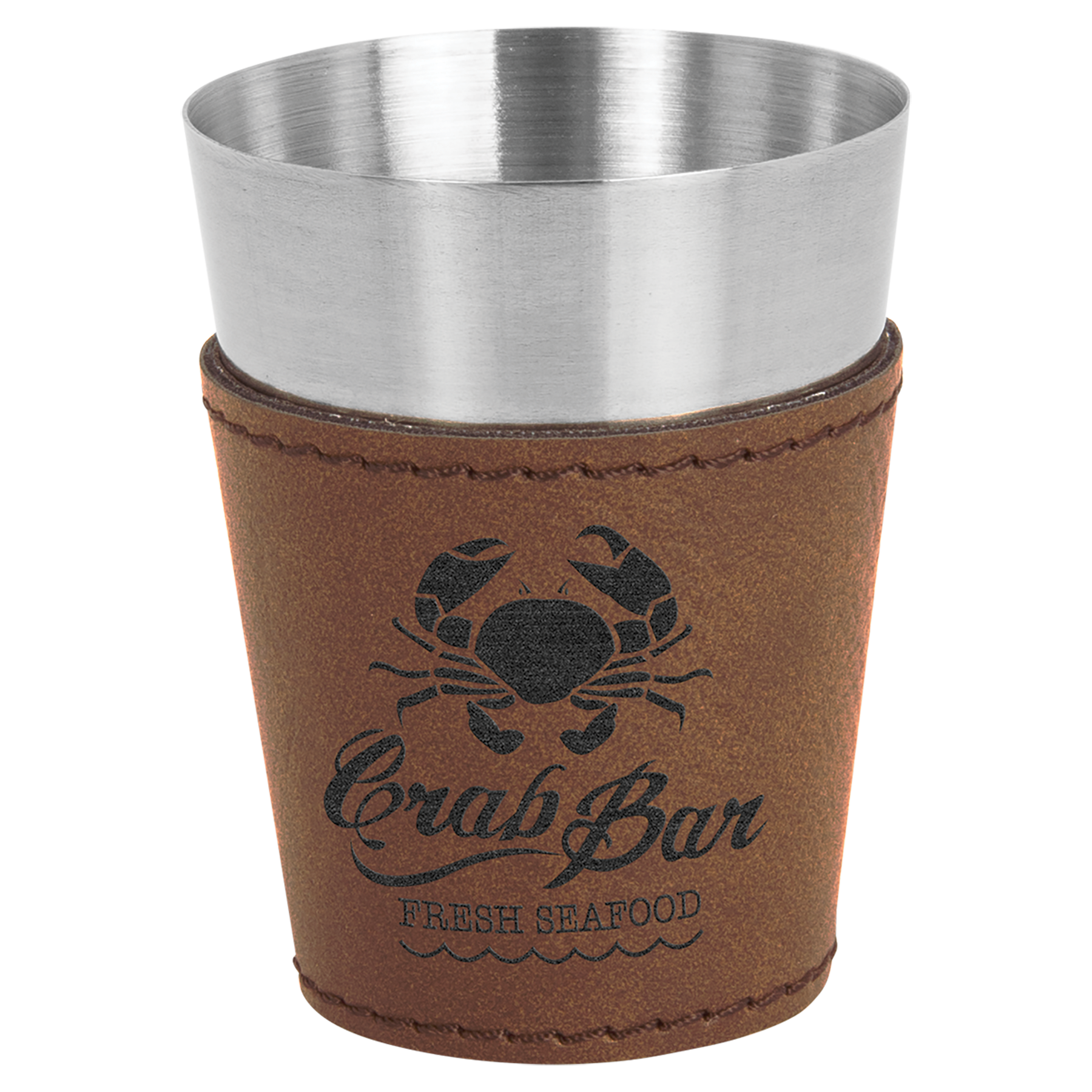 2 oz. Leatherette Shot Glass