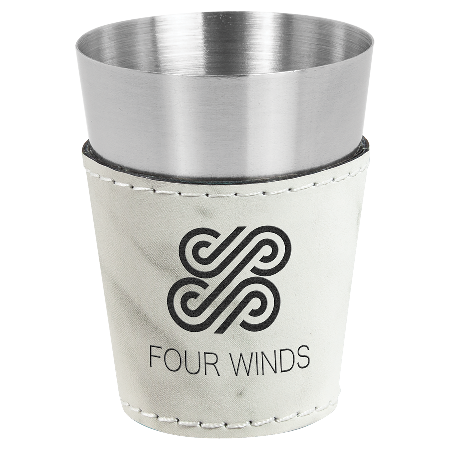 2 oz. Leatherette Shot Glass