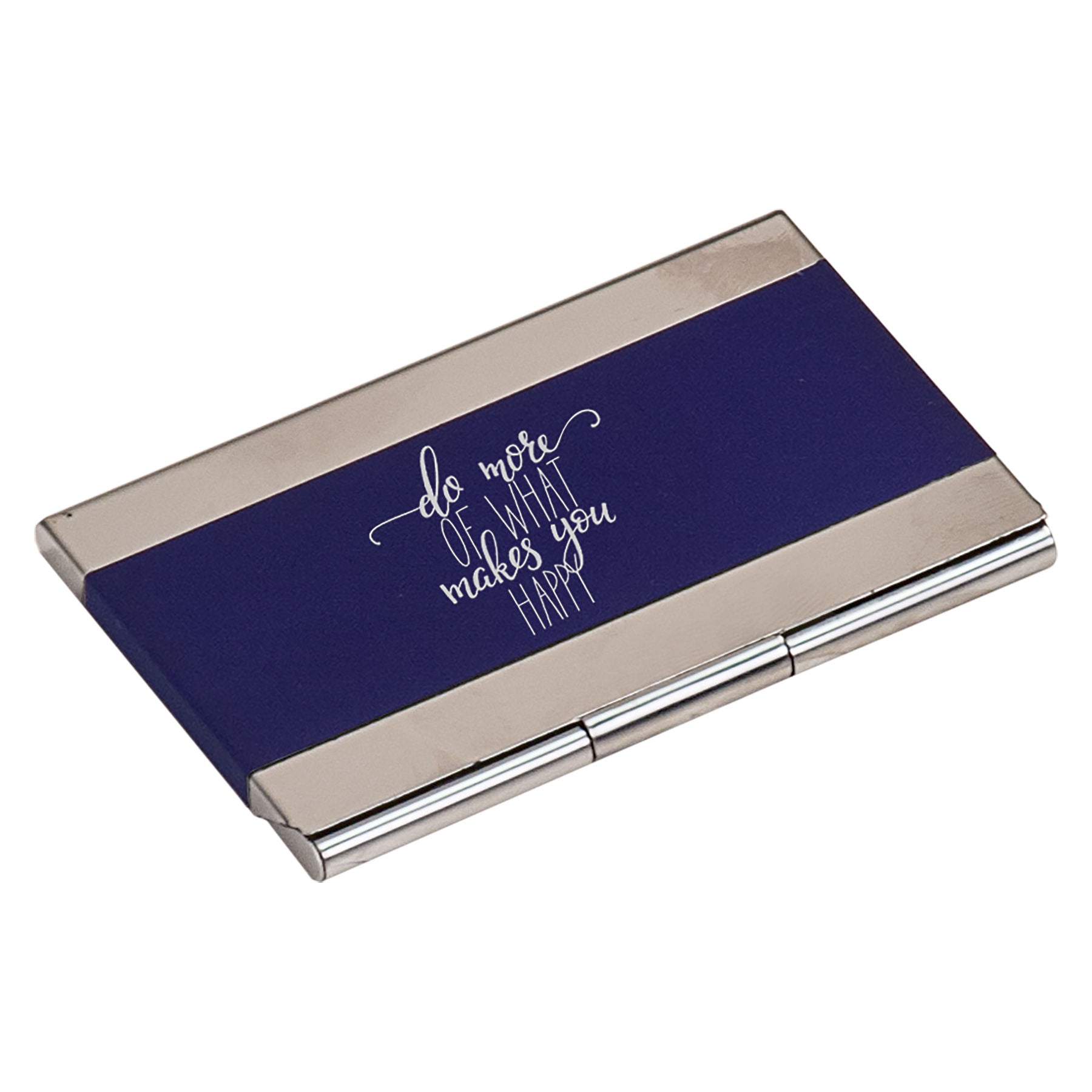 3 3/4" x 2 1/2" Metal Business Card Holders