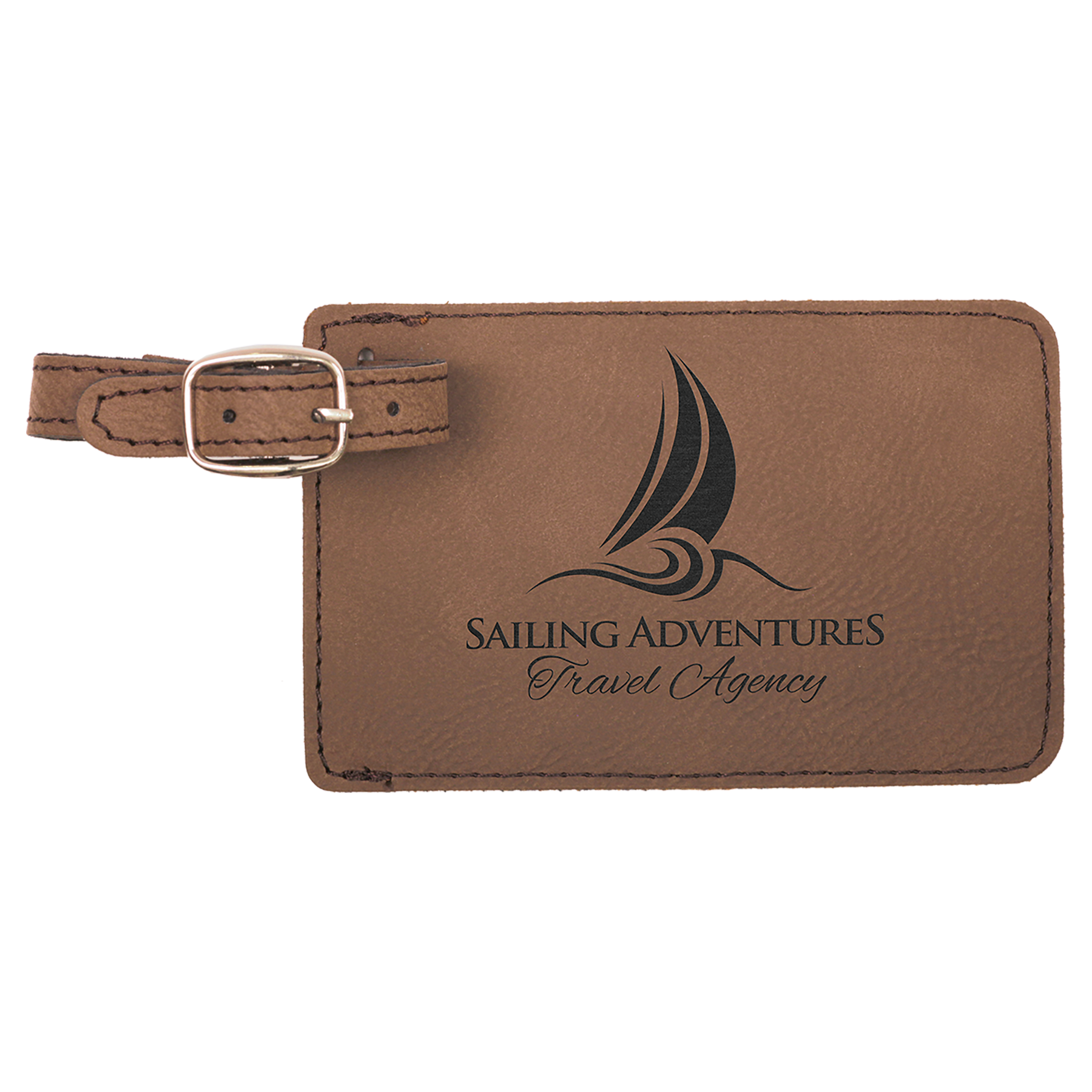 4-1/4" x 2-3/4" Leatherette Luggage Tags