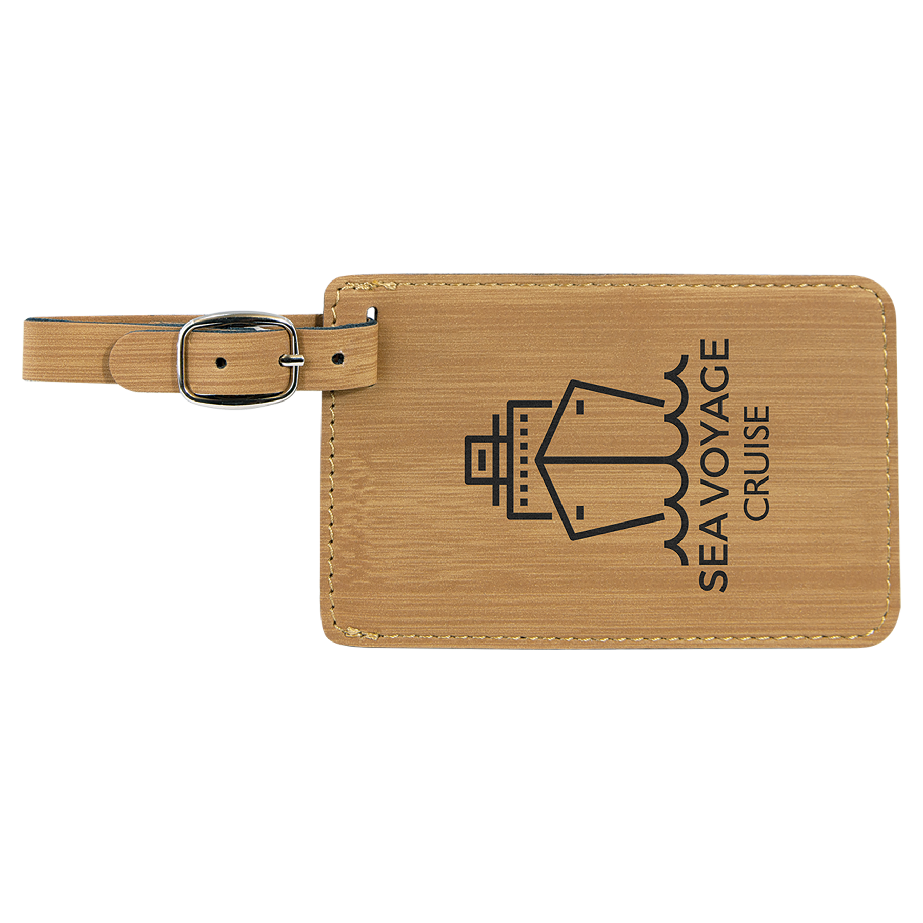 4-1/4" x 2-3/4" Leatherette Luggage Tags