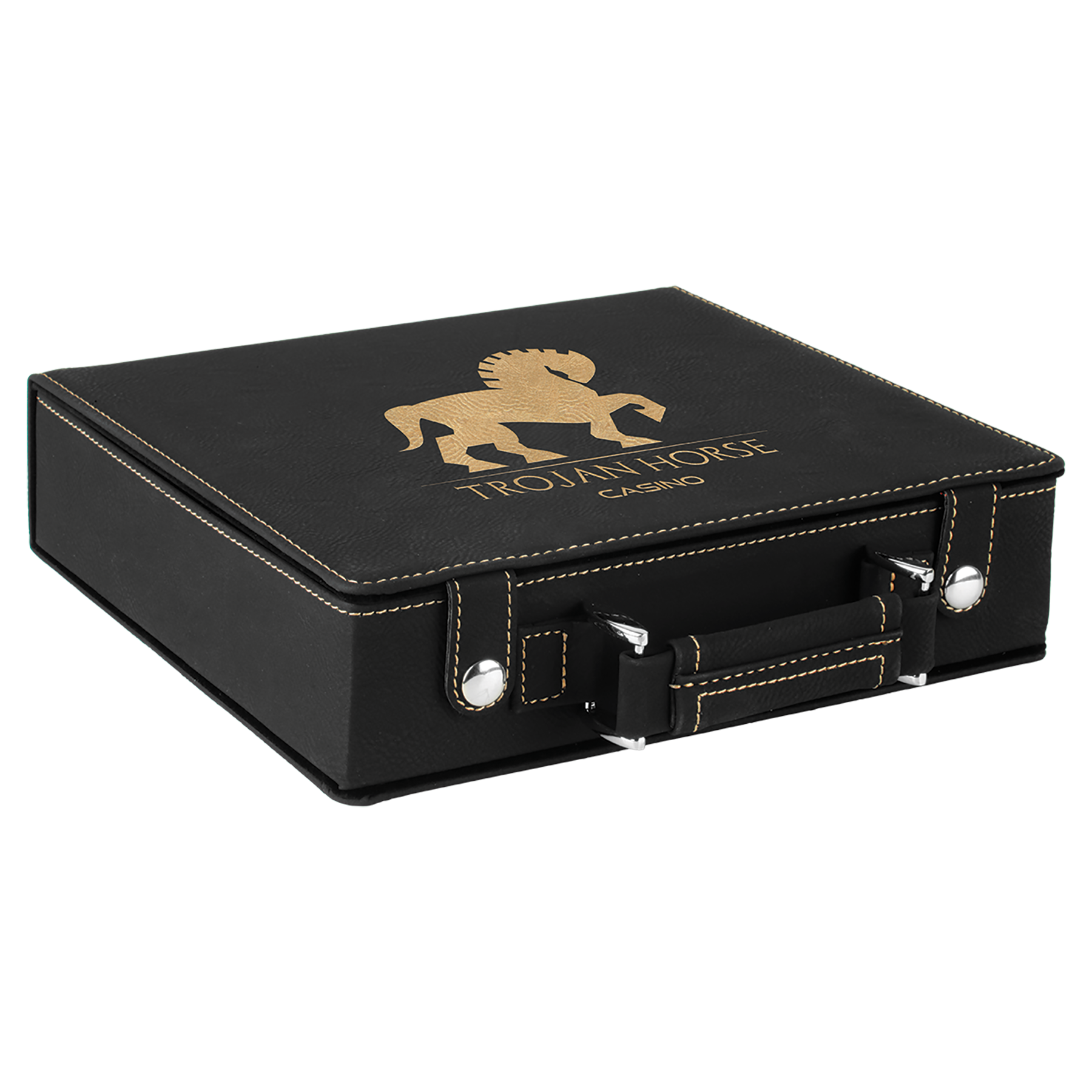 Leatherette 100 Chip Poker Set