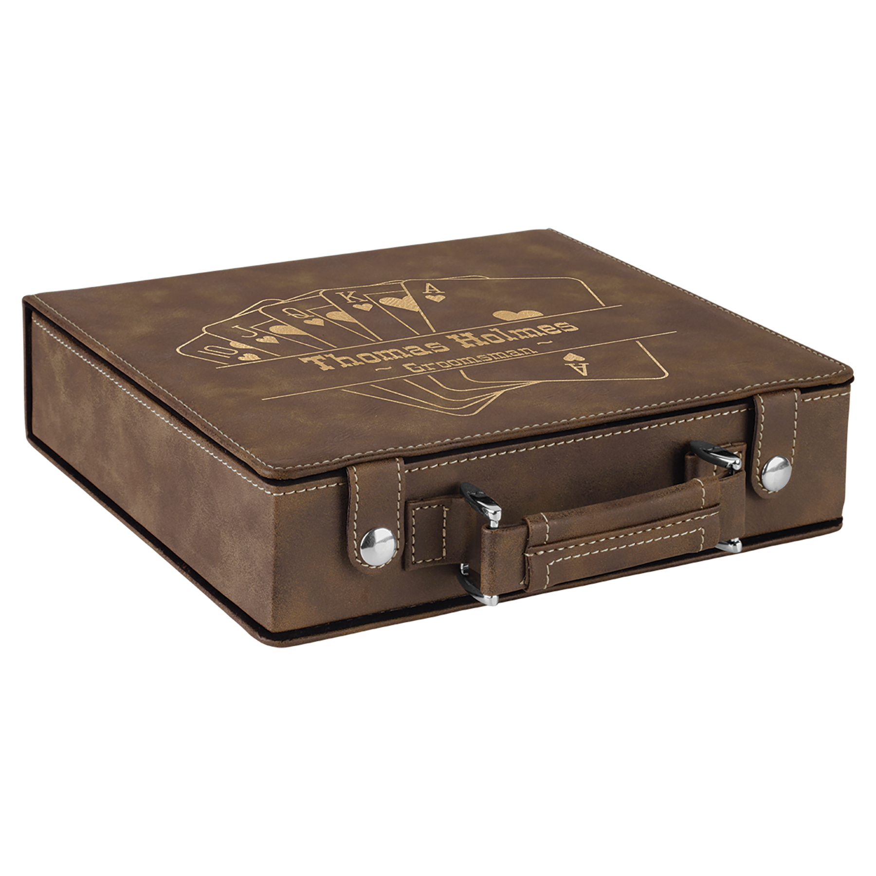 Leatherette 100 Chip Poker Set