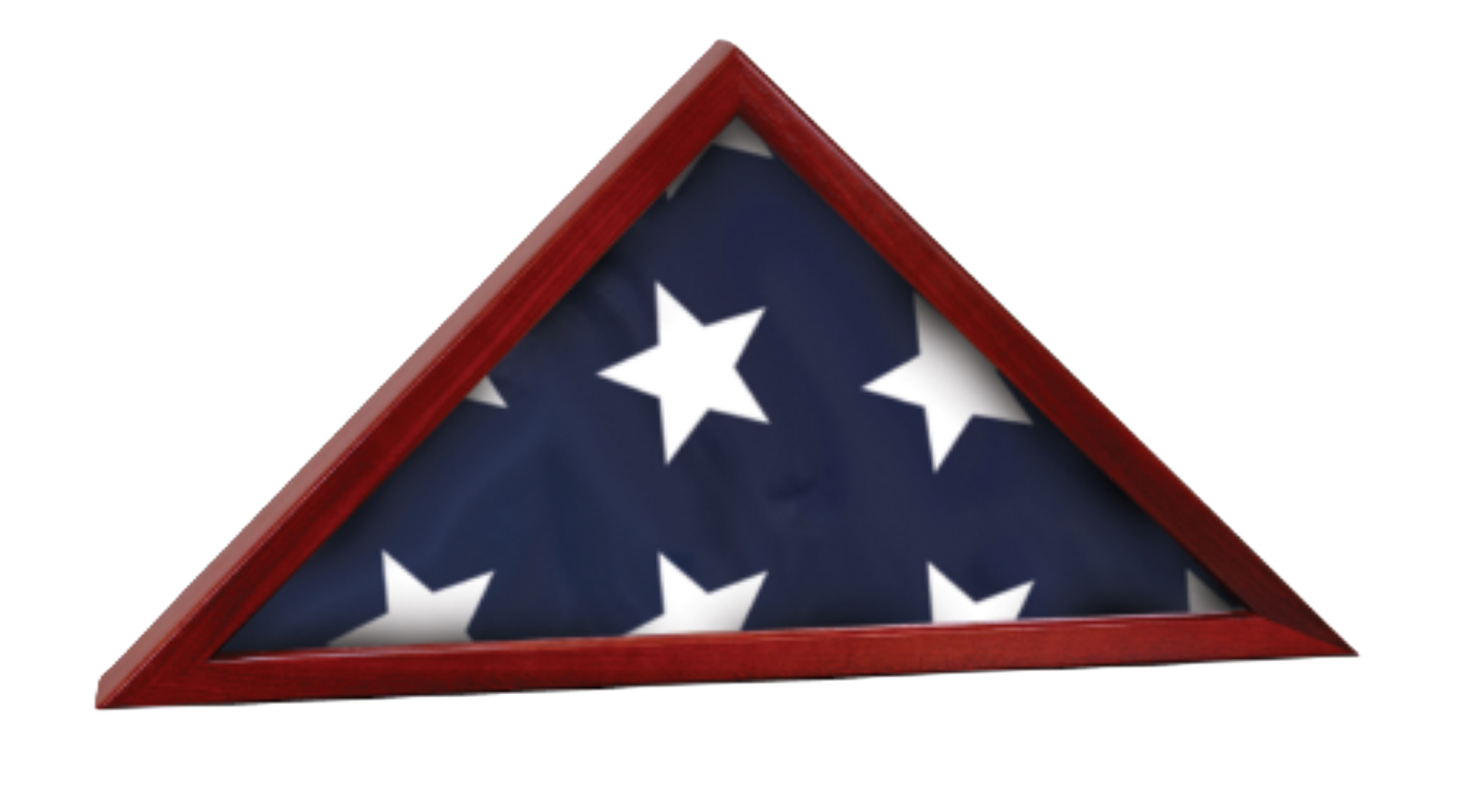 Flag Display Case with Attached Base