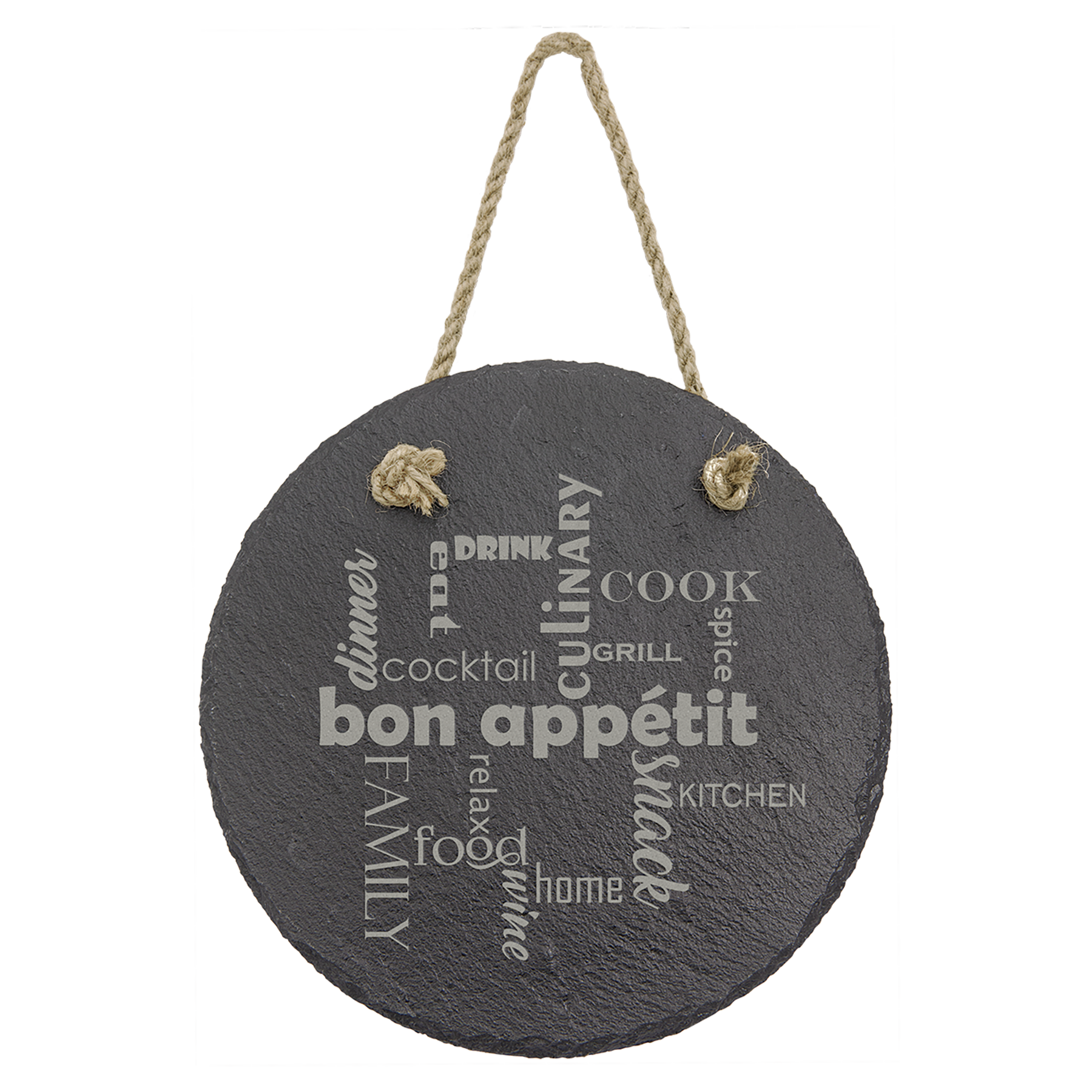 Slate Decor with Hanger String
