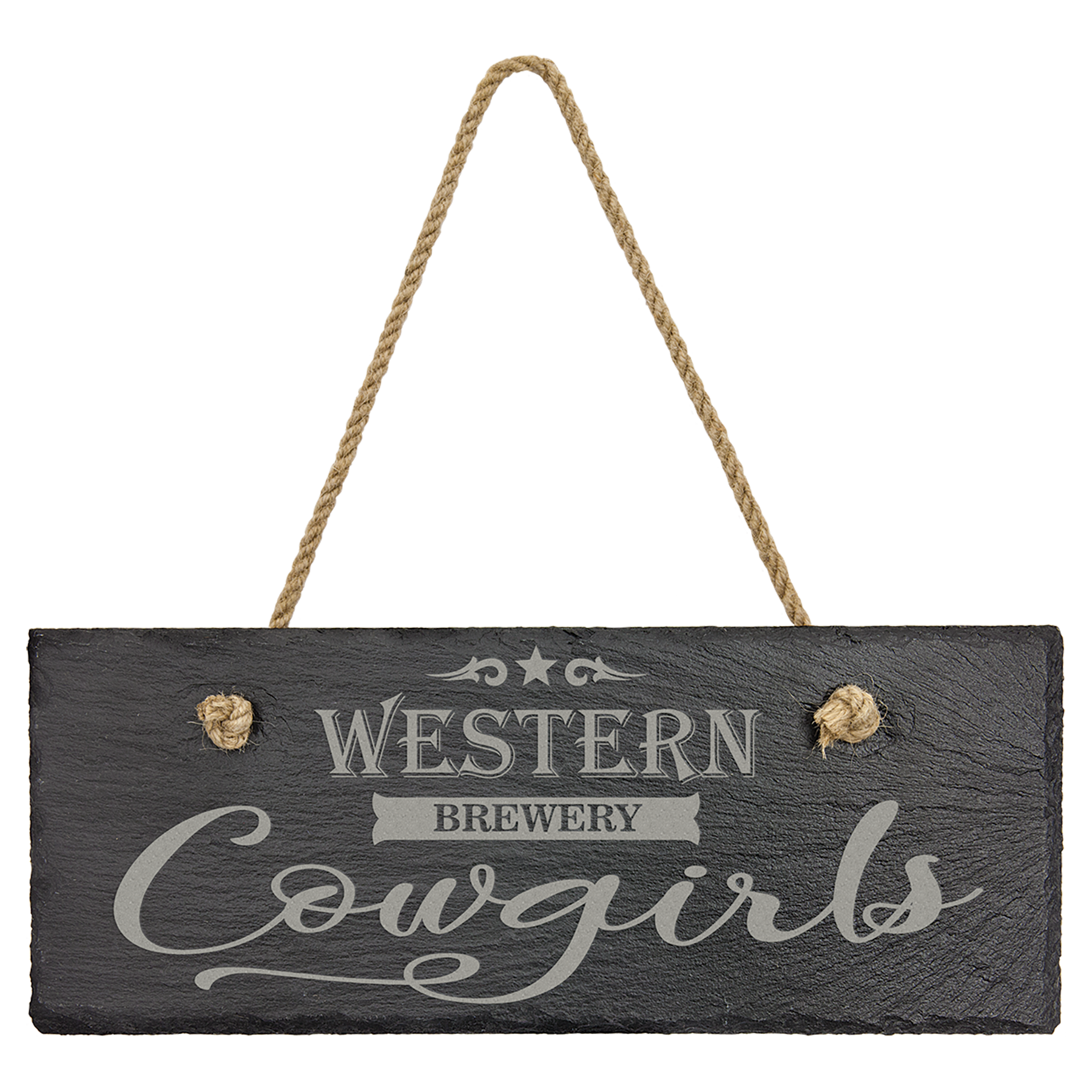 Slate Decor with Hanger String