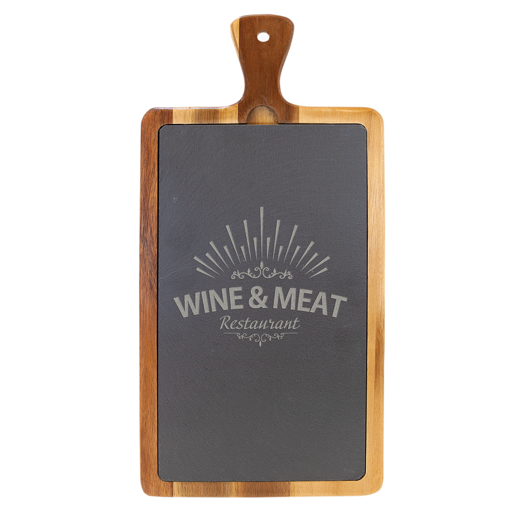 Acacia Wood/Slate Cutting Boards