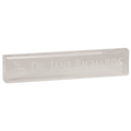 Clear 8" x 2" Acrylic Desk Wedge