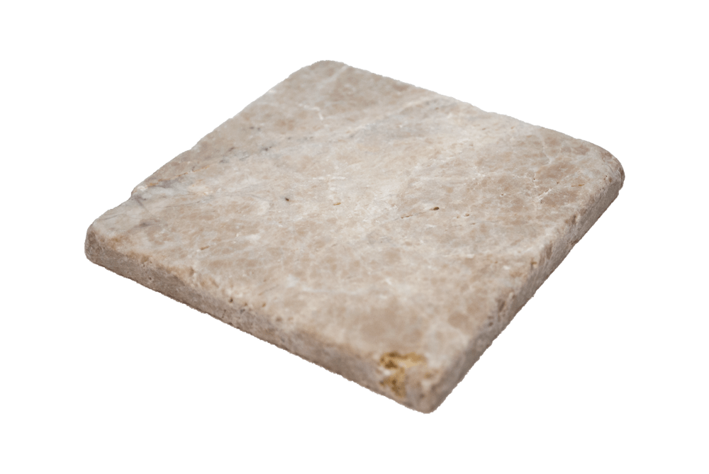 Bison Tumbled Stone Tile Coasters