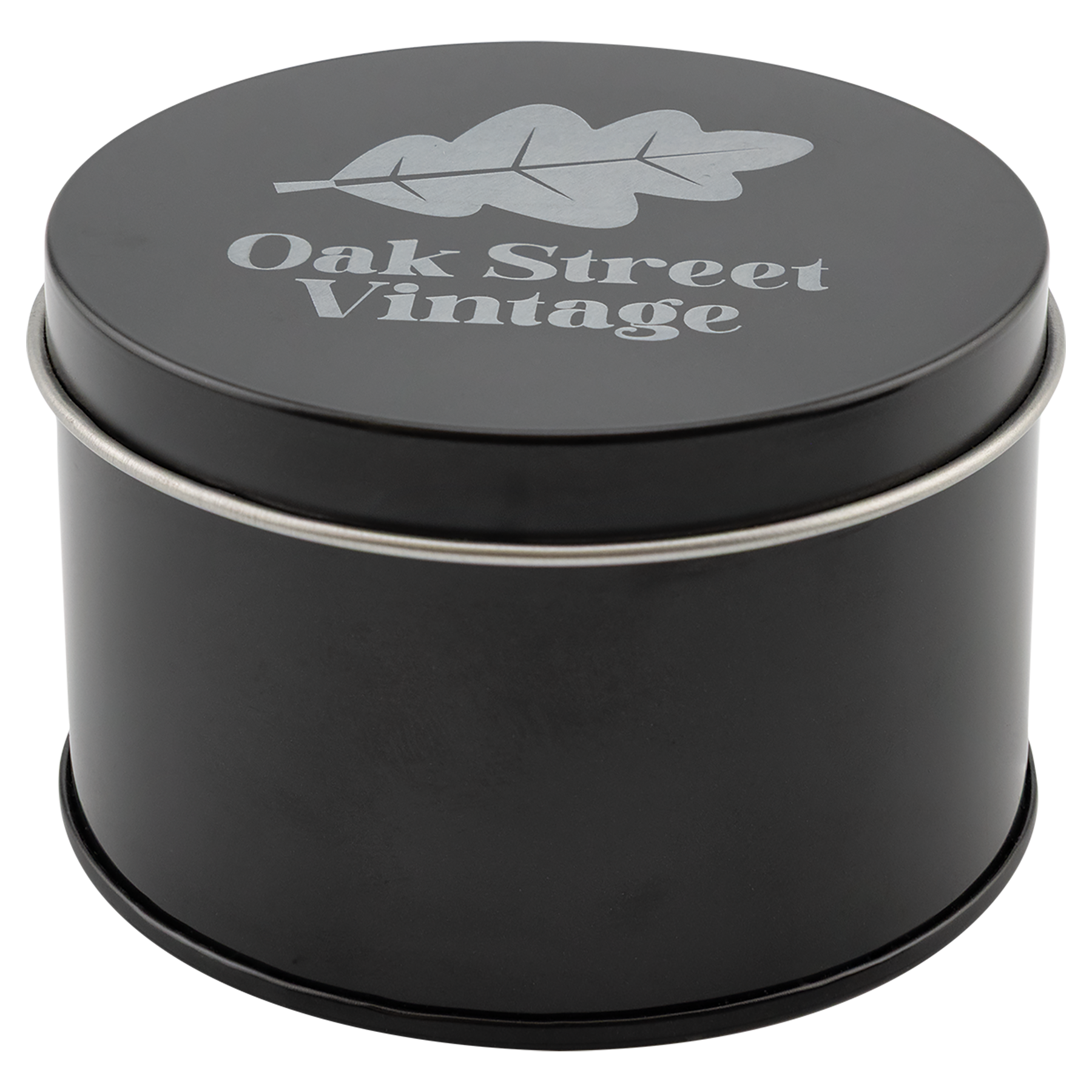 5.3 oz. Candle in Black Metal Tin