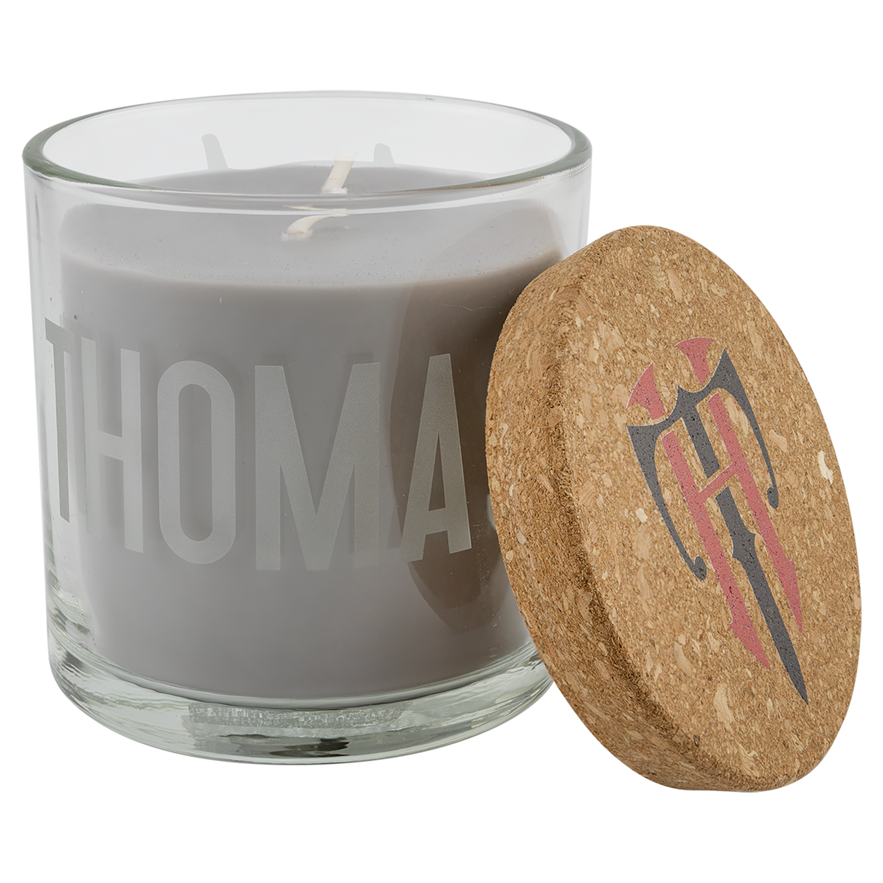14 oz. Candle in Glass Holder with Cork Lid
