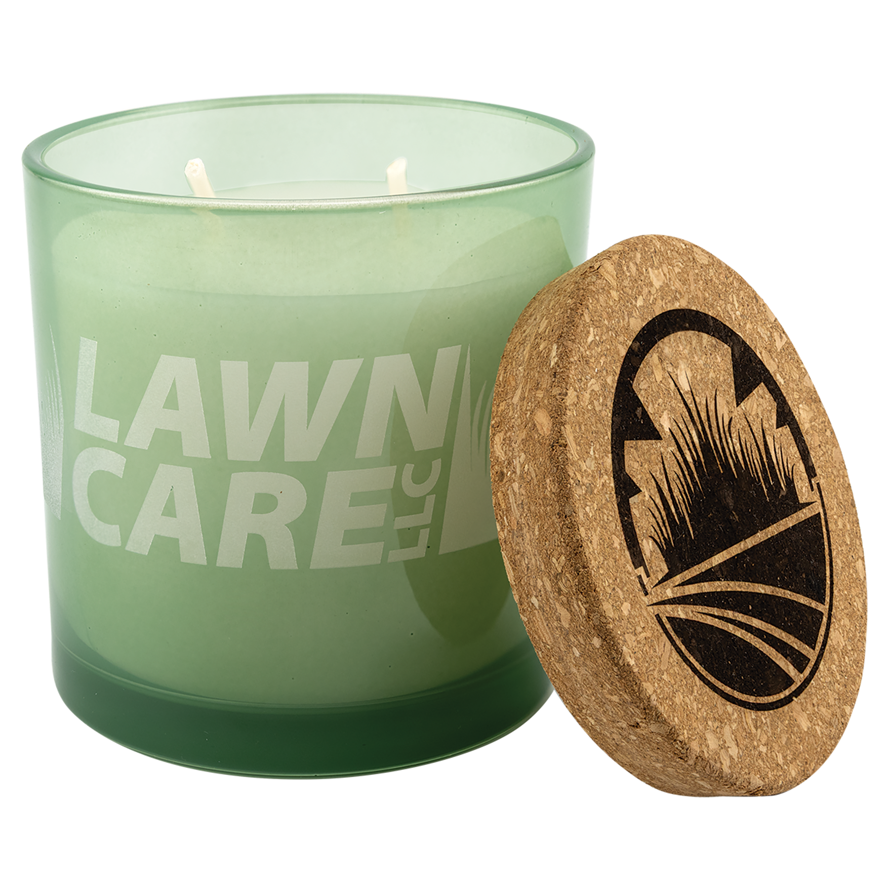 14 oz. Candle in Glass Holder with Cork Lid