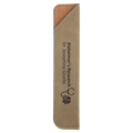 Light Brown 6 1/4" Laserable Leatherette Pen Sleeve