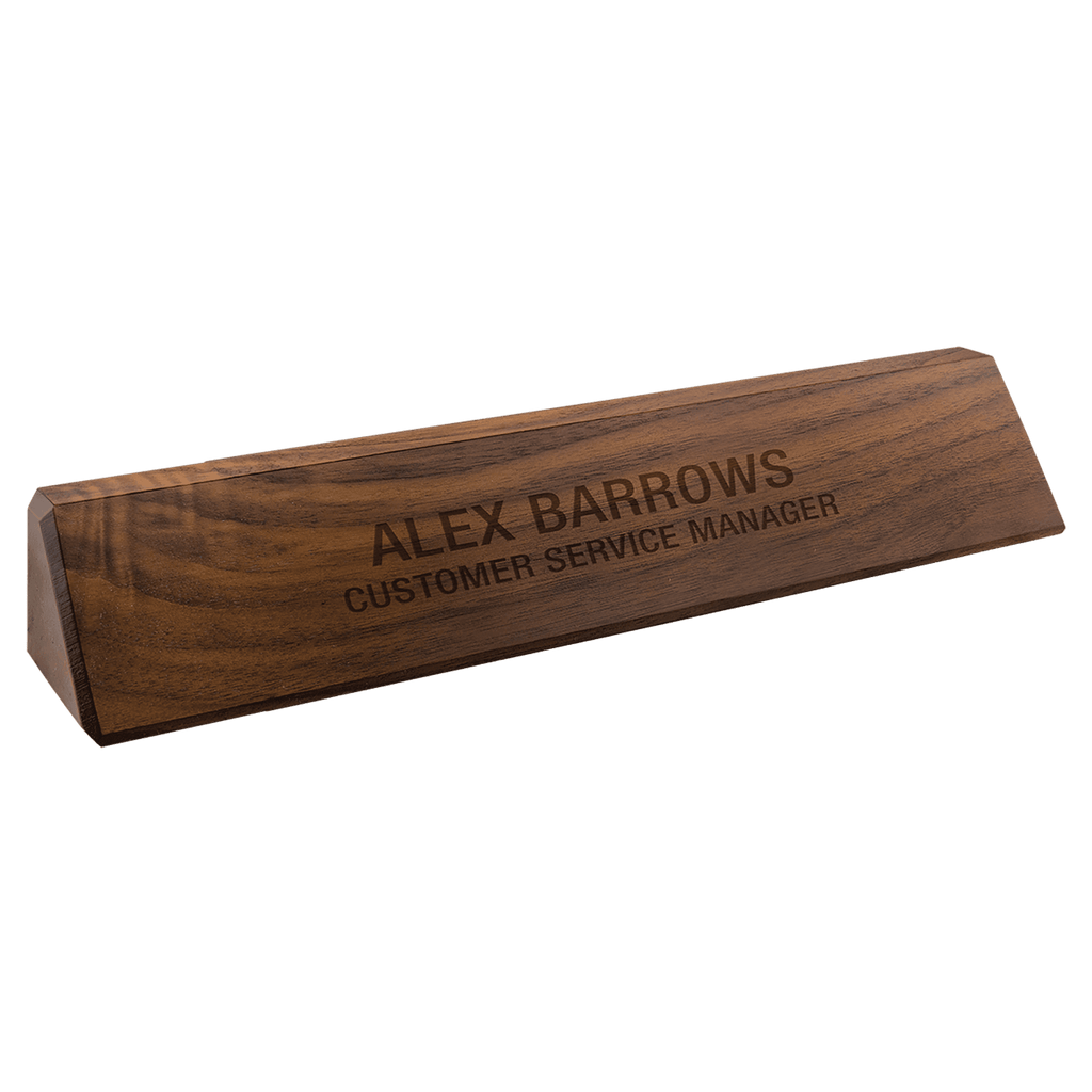 12 1/2" Genuine Walnut Desk Wedge