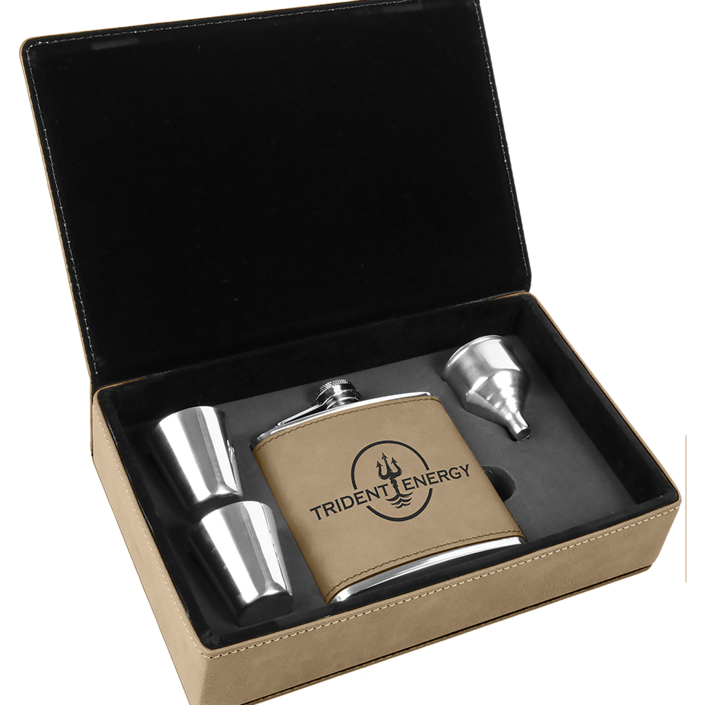 6 oz. Leatherette Flask