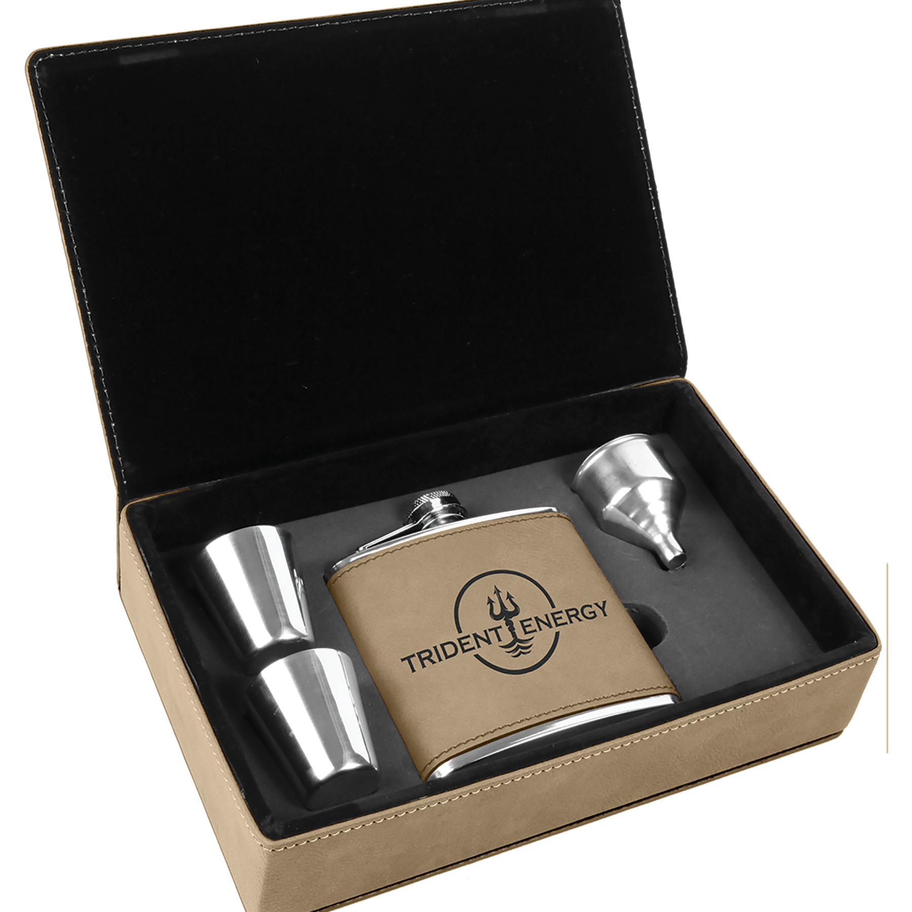 6 oz. Leatherette Flask
