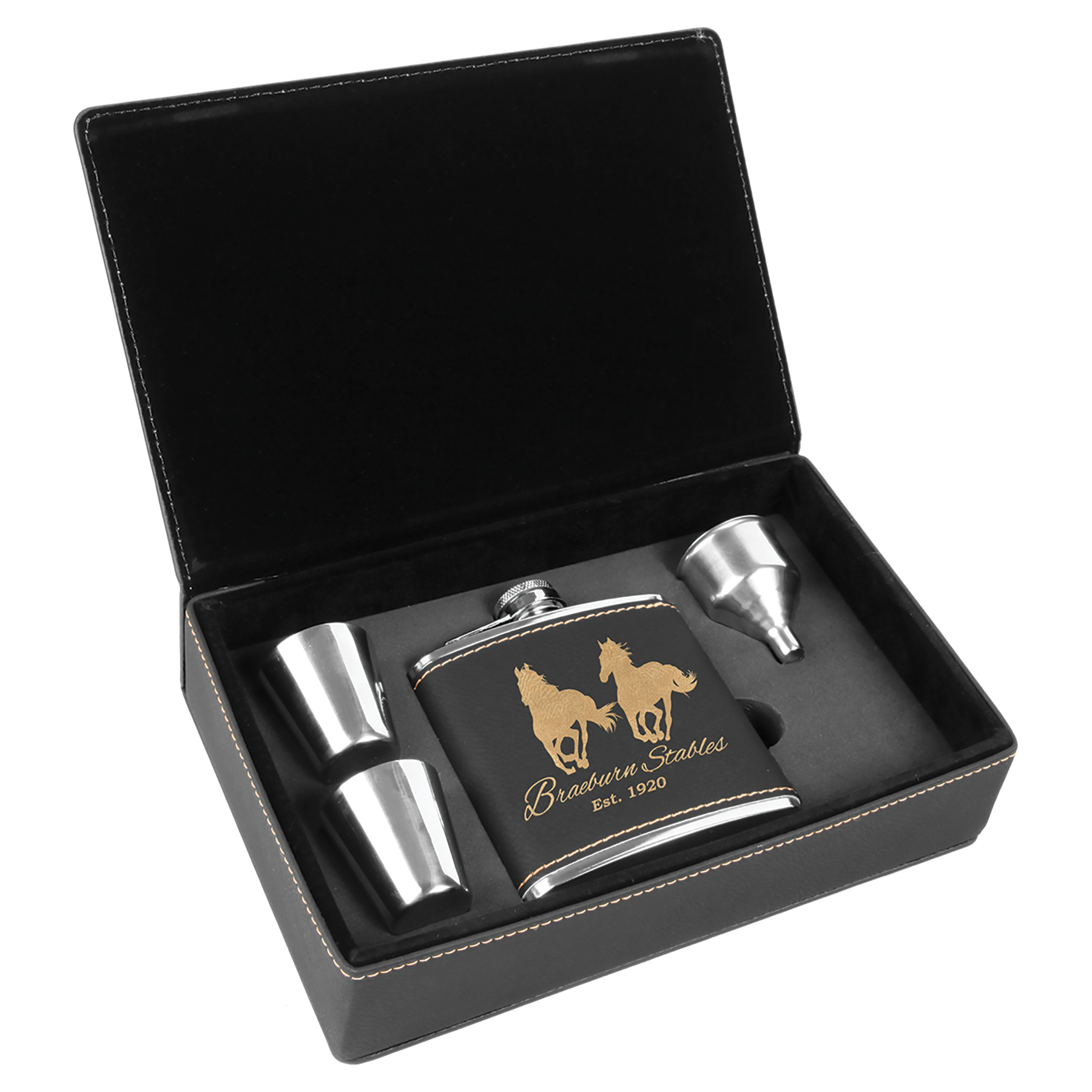 6 oz. Leatherette Flask