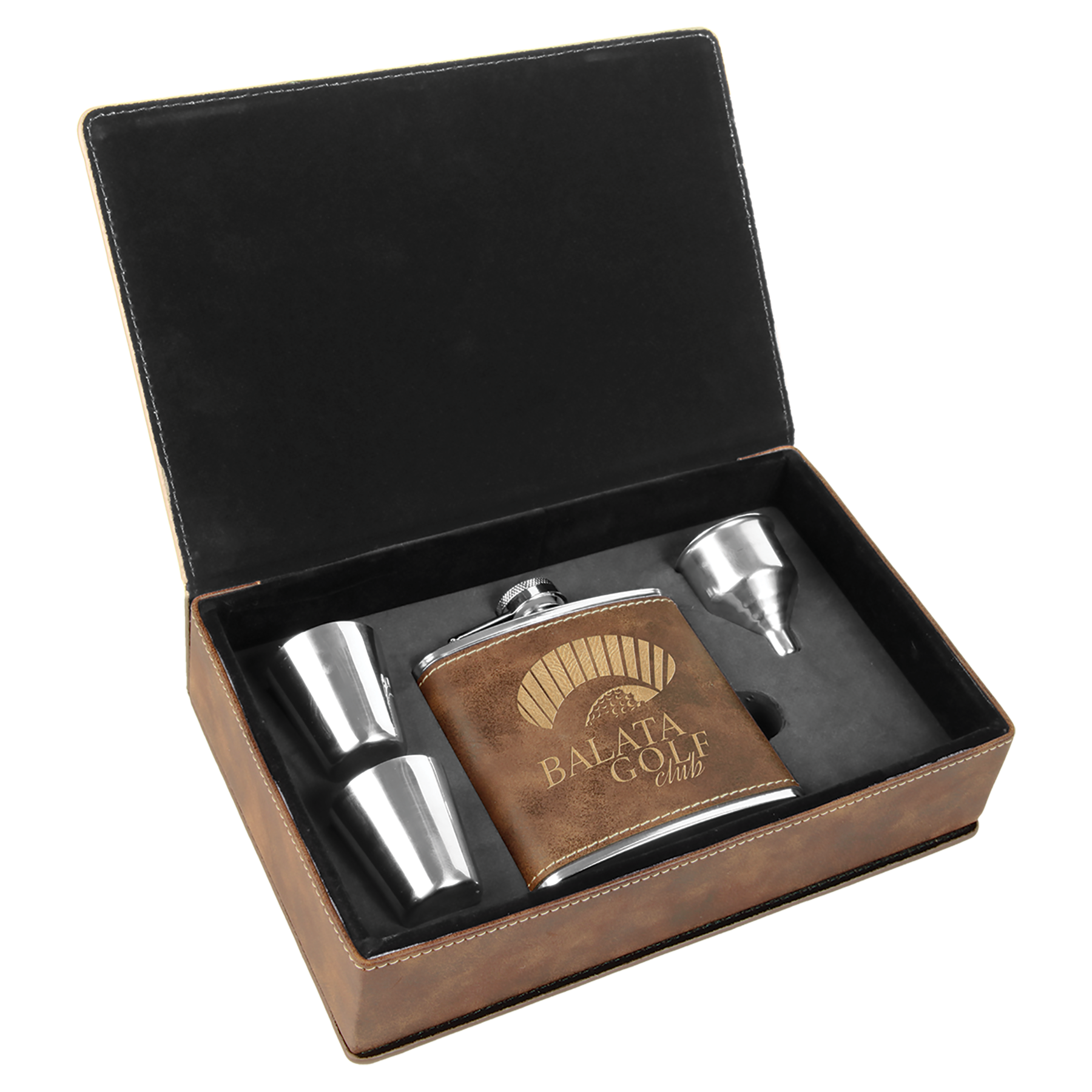 6 oz. Leatherette Flask