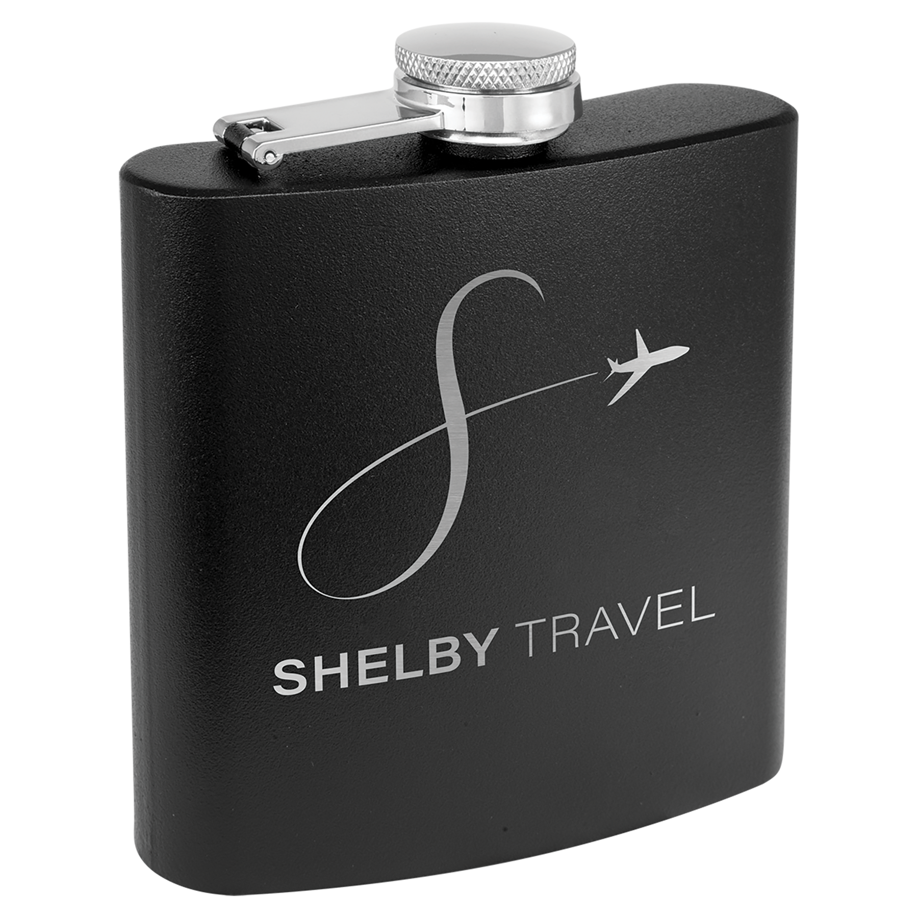 6 oz. Powder Coated Stainless Steel Flask