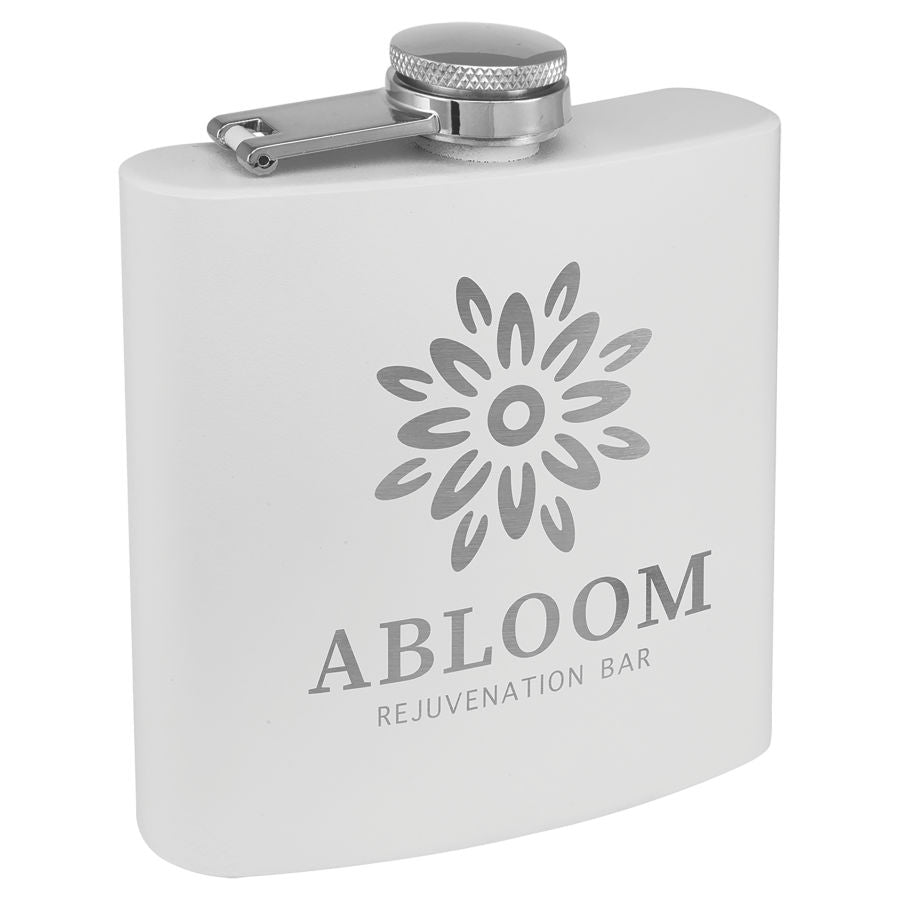 6 oz. Powder Coated Stainless Steel Flask