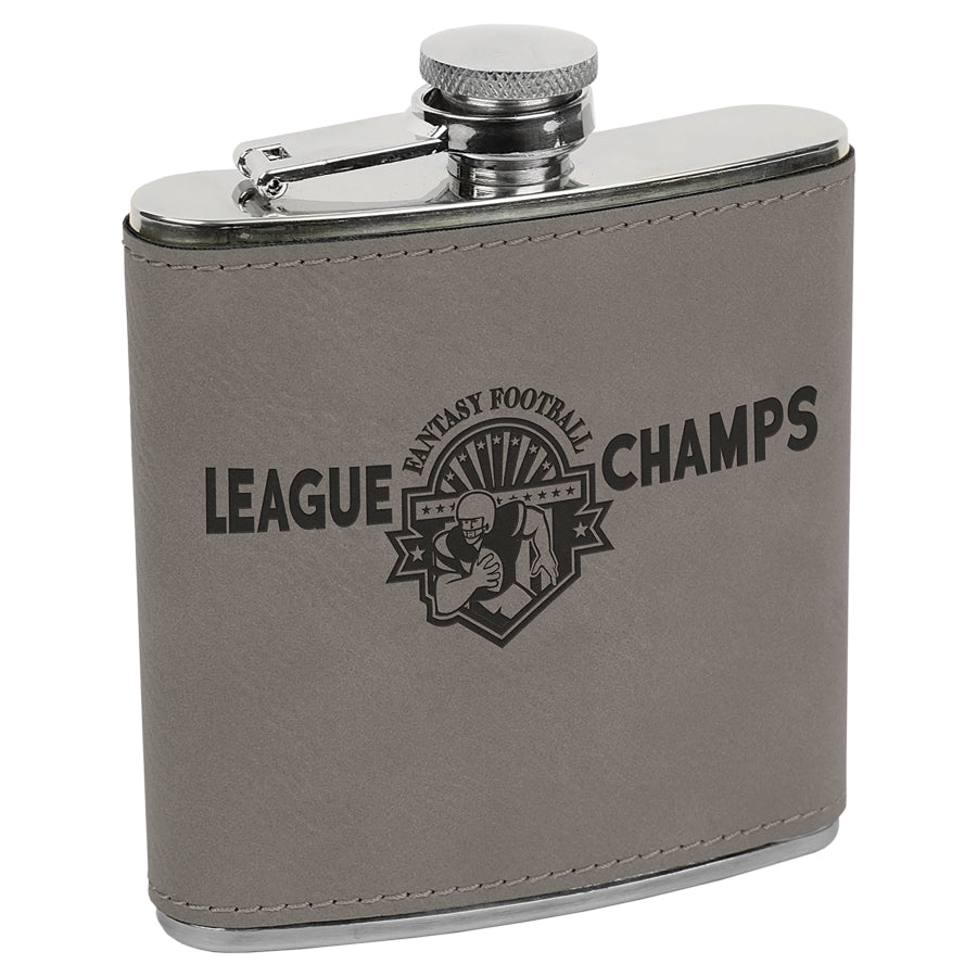 6 oz. Leatherette Flask