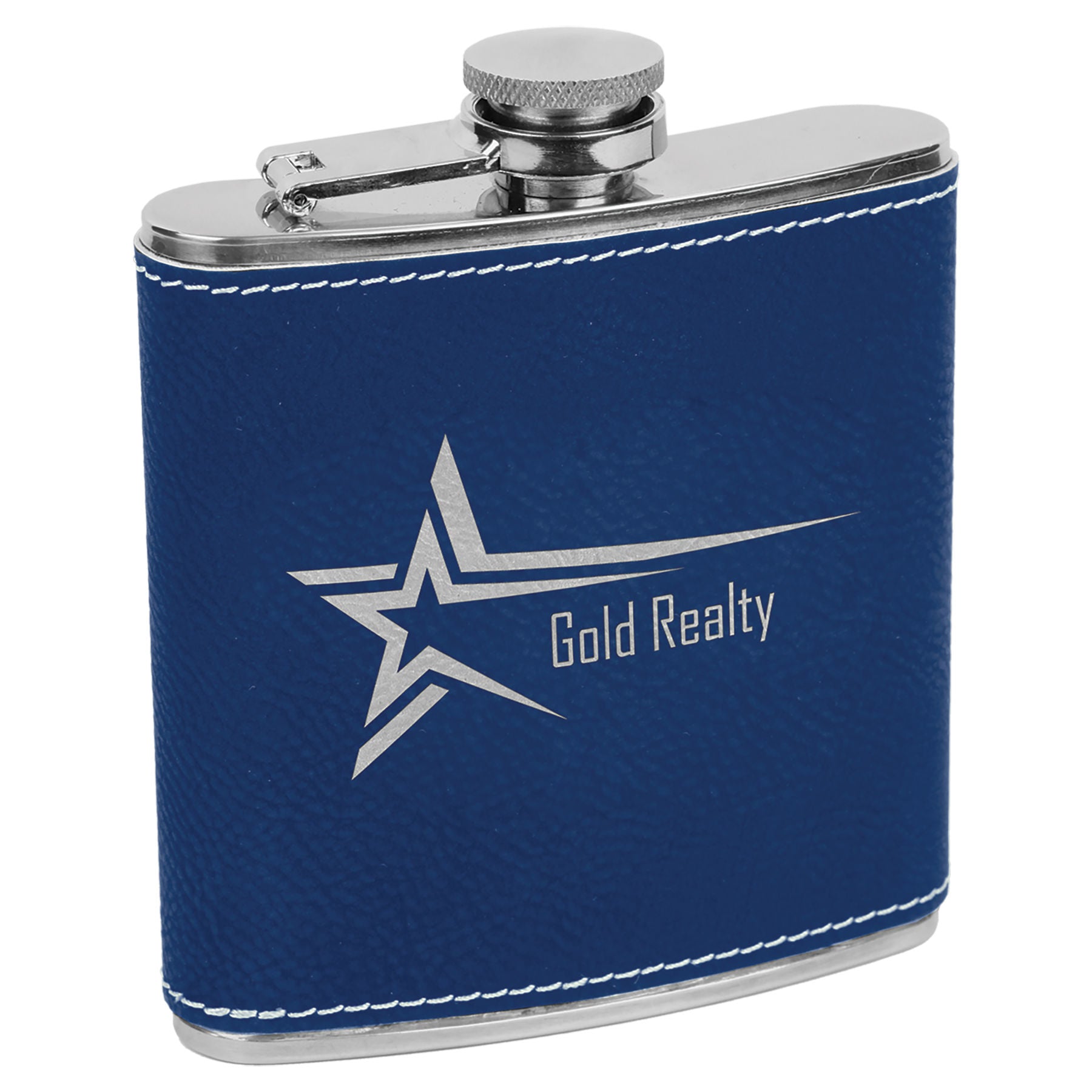 6 oz. Leatherette Flask