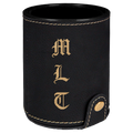 3-1/8" x 3-1/8" Leatherette Dice Cup with 5 Dice
