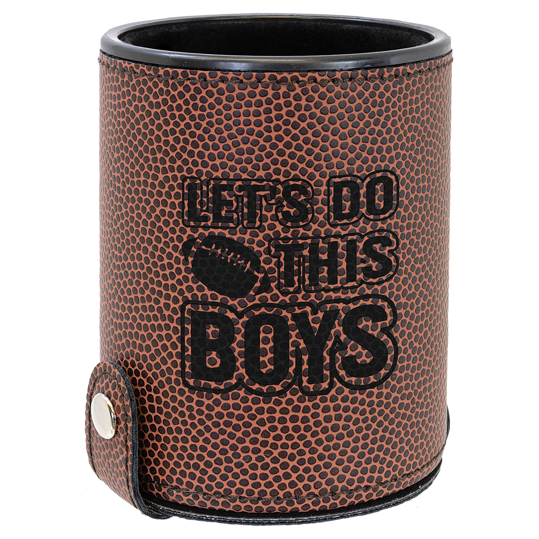 3-1/8" x 3-1/8" Leatherette Dice Cup with 5 Dice
