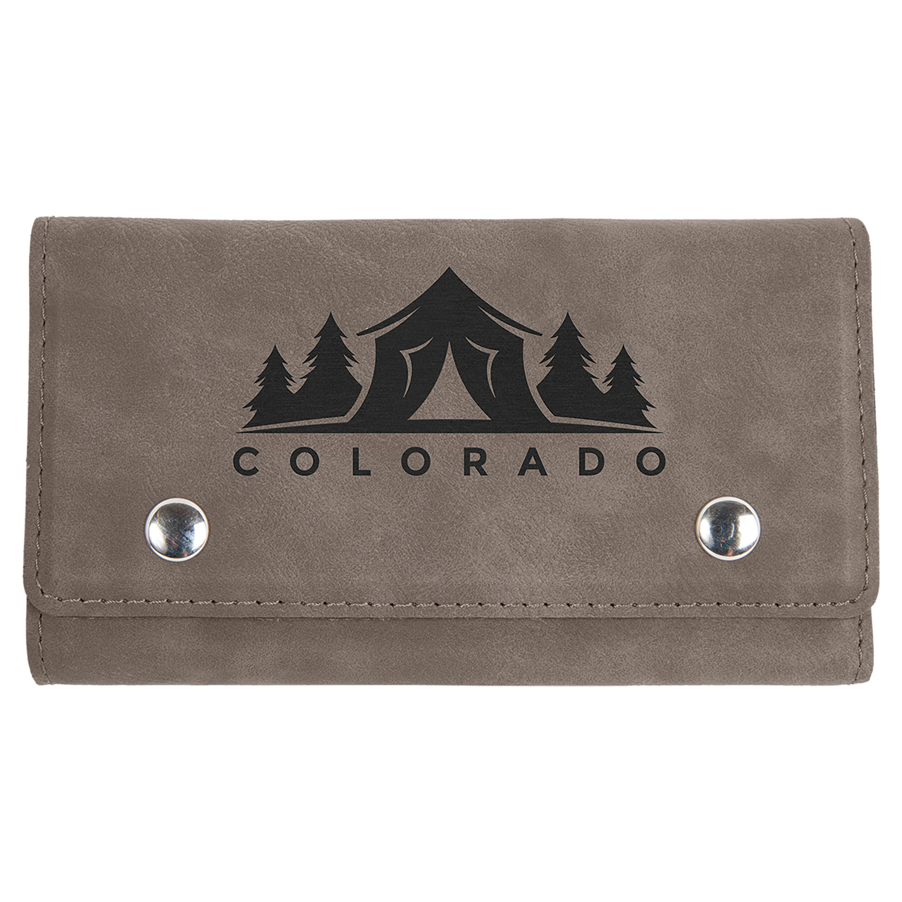 6-1/2" x 3-3/4" Two Card Leatherette 5 Dice Set