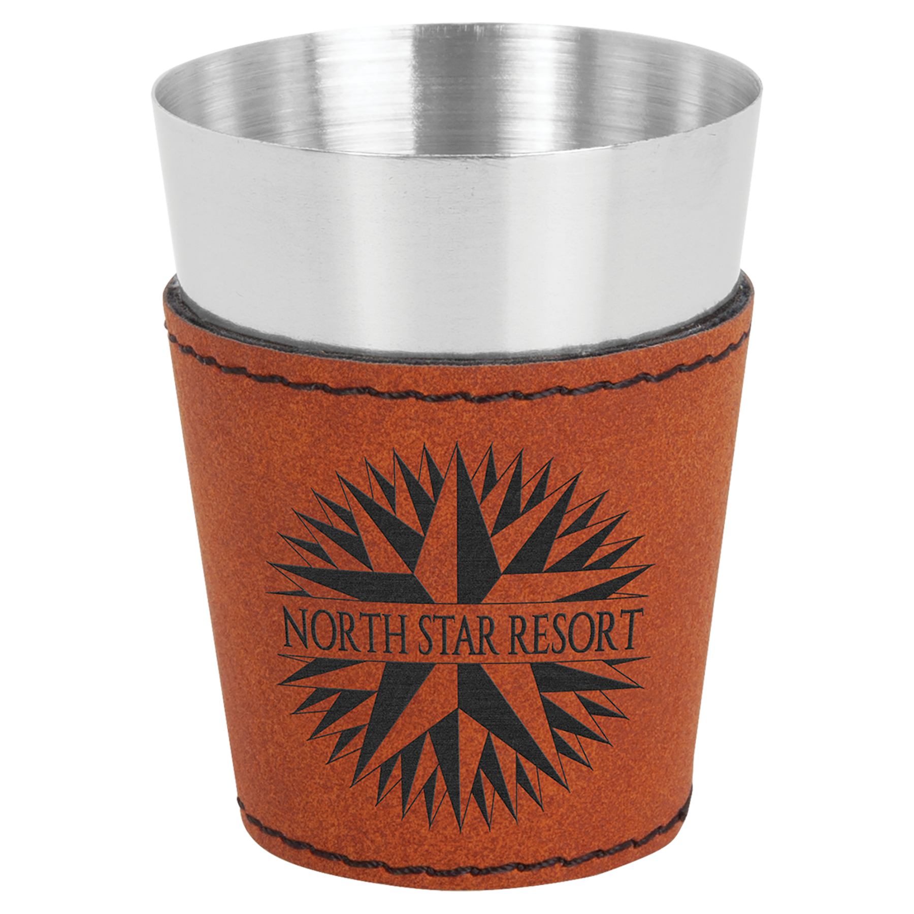 2 oz. Leatherette Shot Glass