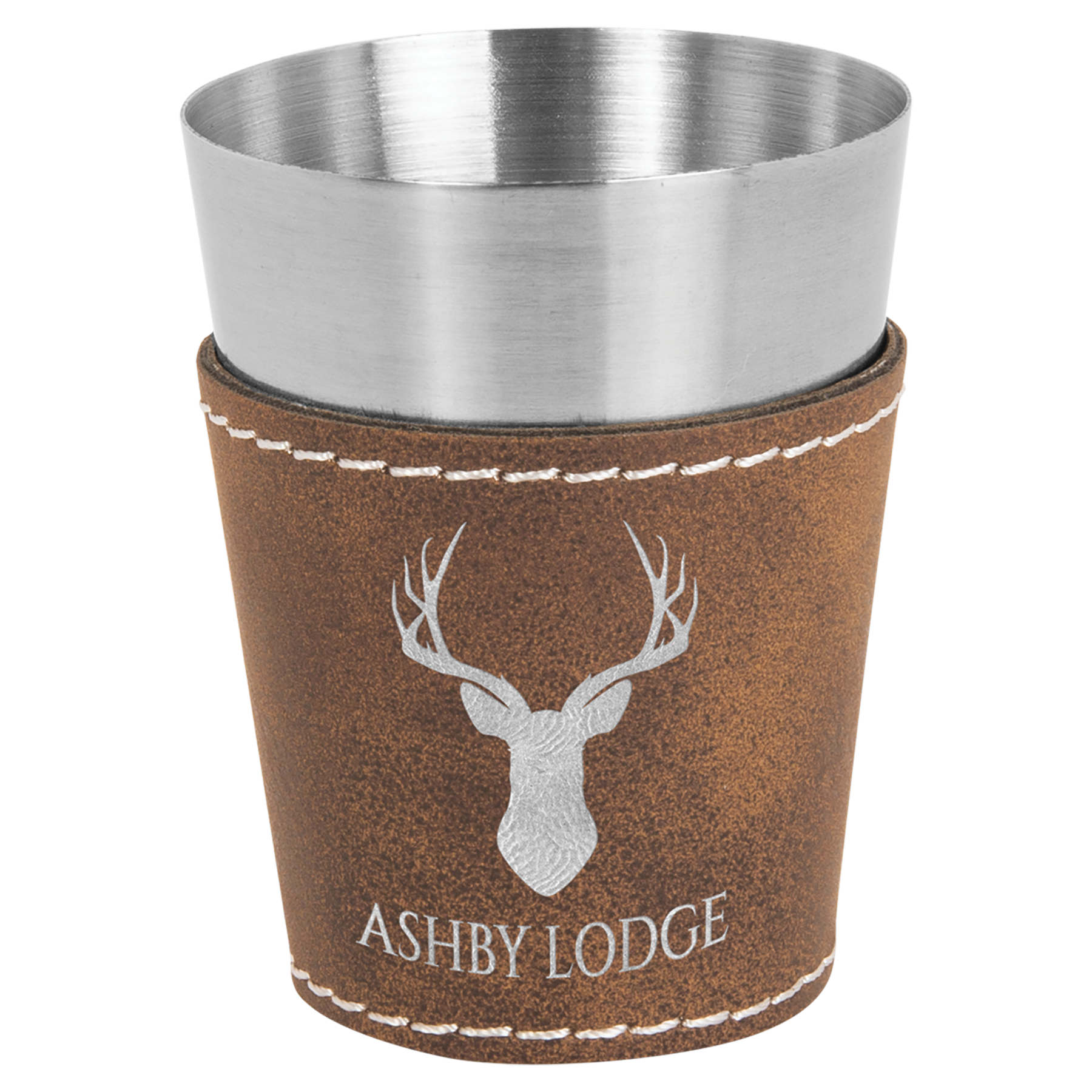 2 oz. Leatherette Shot Glass