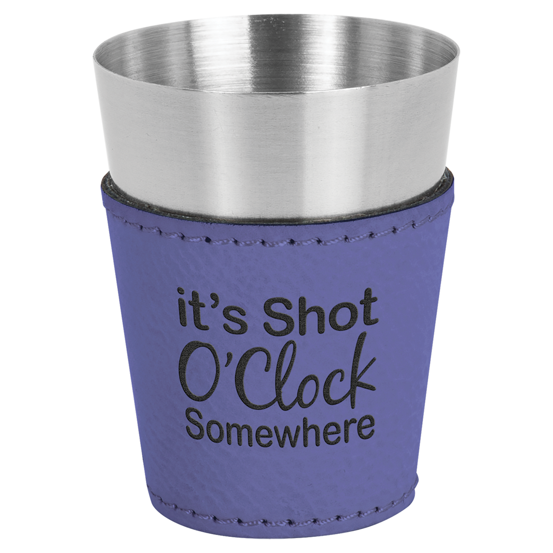 2 oz. Leatherette Shot Glass
