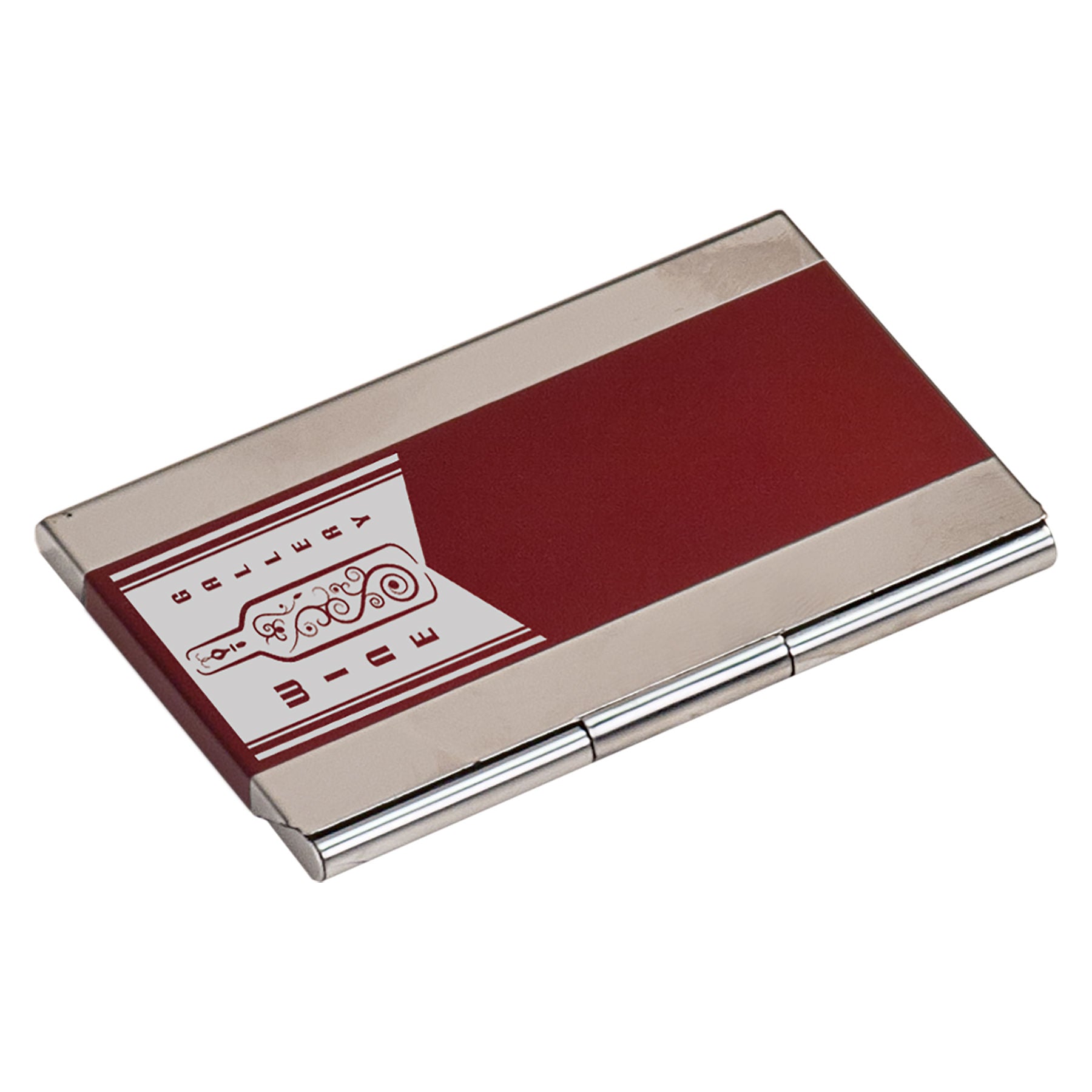 3 3/4" x 2 1/2" Metal Business Card Holders