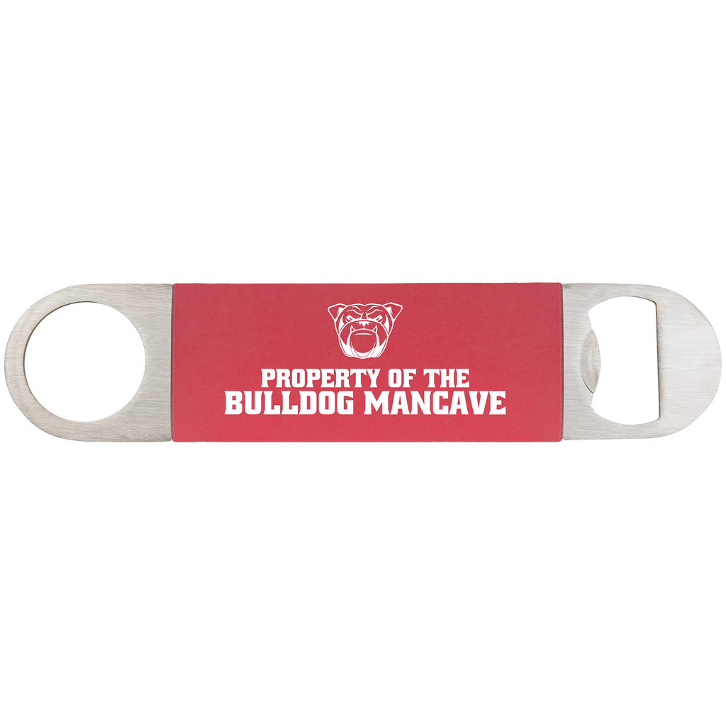 1-1/2" x 7" Bottle Opener with Leatherette Grip