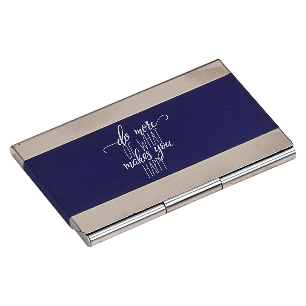 3 3/4" x 2 1/2" Metal Business Card Holders