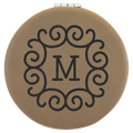 2-1/2" Leatherette Compact Mirror