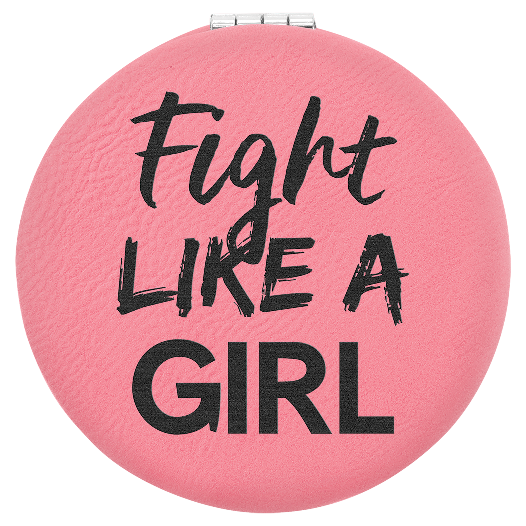 2-1/2" Leatherette Compact Mirror