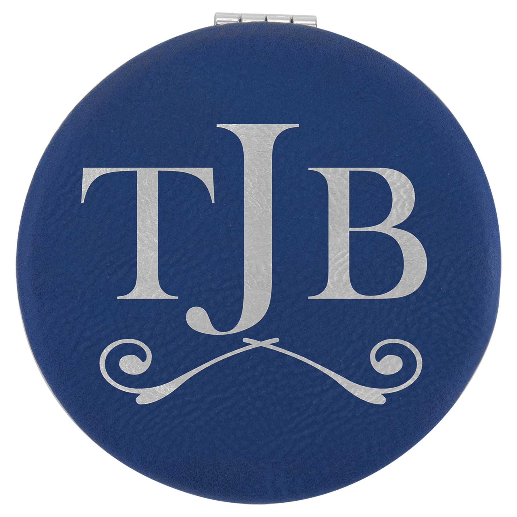 2-1/2" Leatherette Compact Mirror