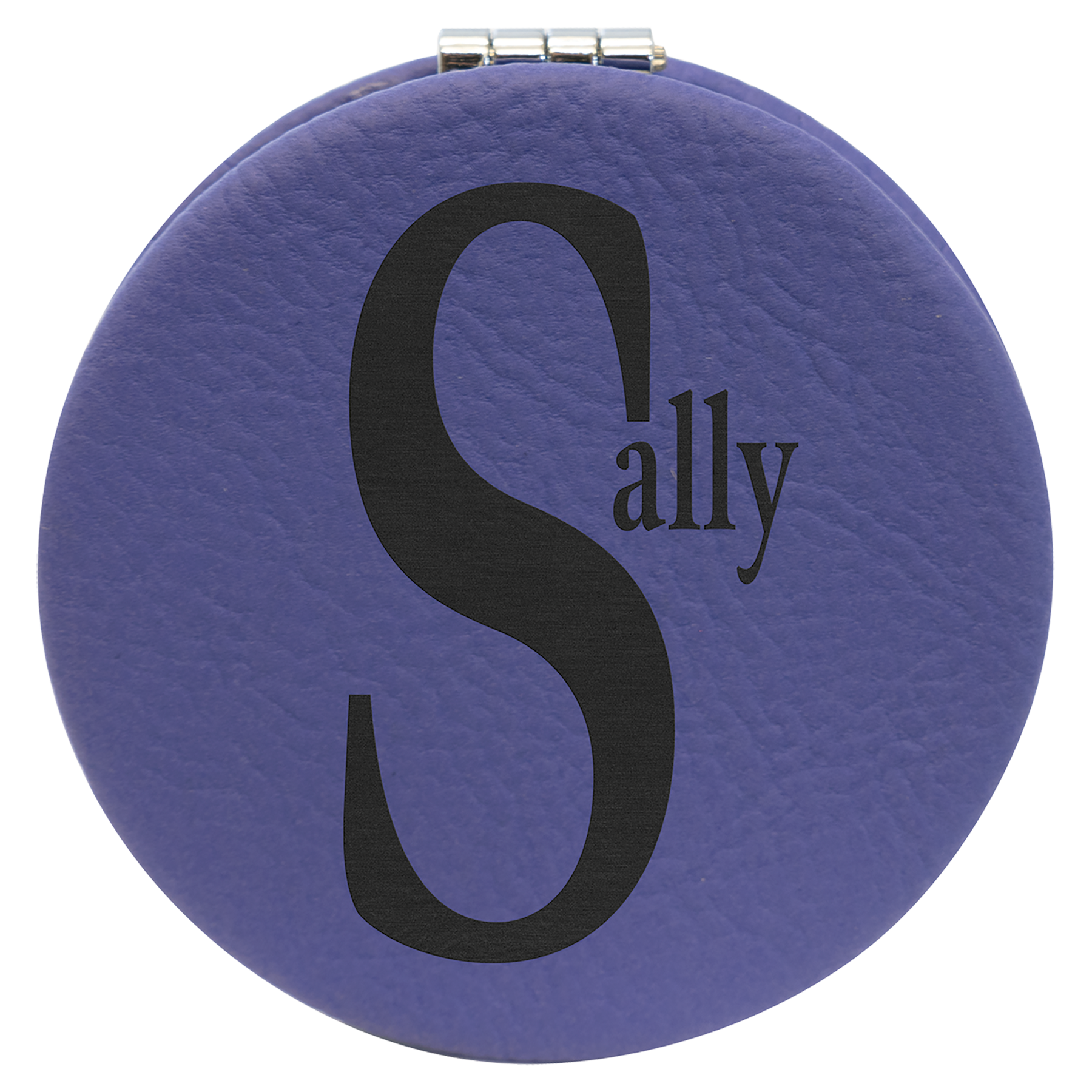 2-1/2" Leatherette Compact Mirror