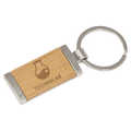 Silver/Wood Keychains