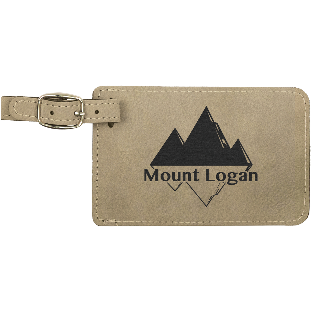 4-1/4" x 2-3/4" Leatherette Luggage Tags