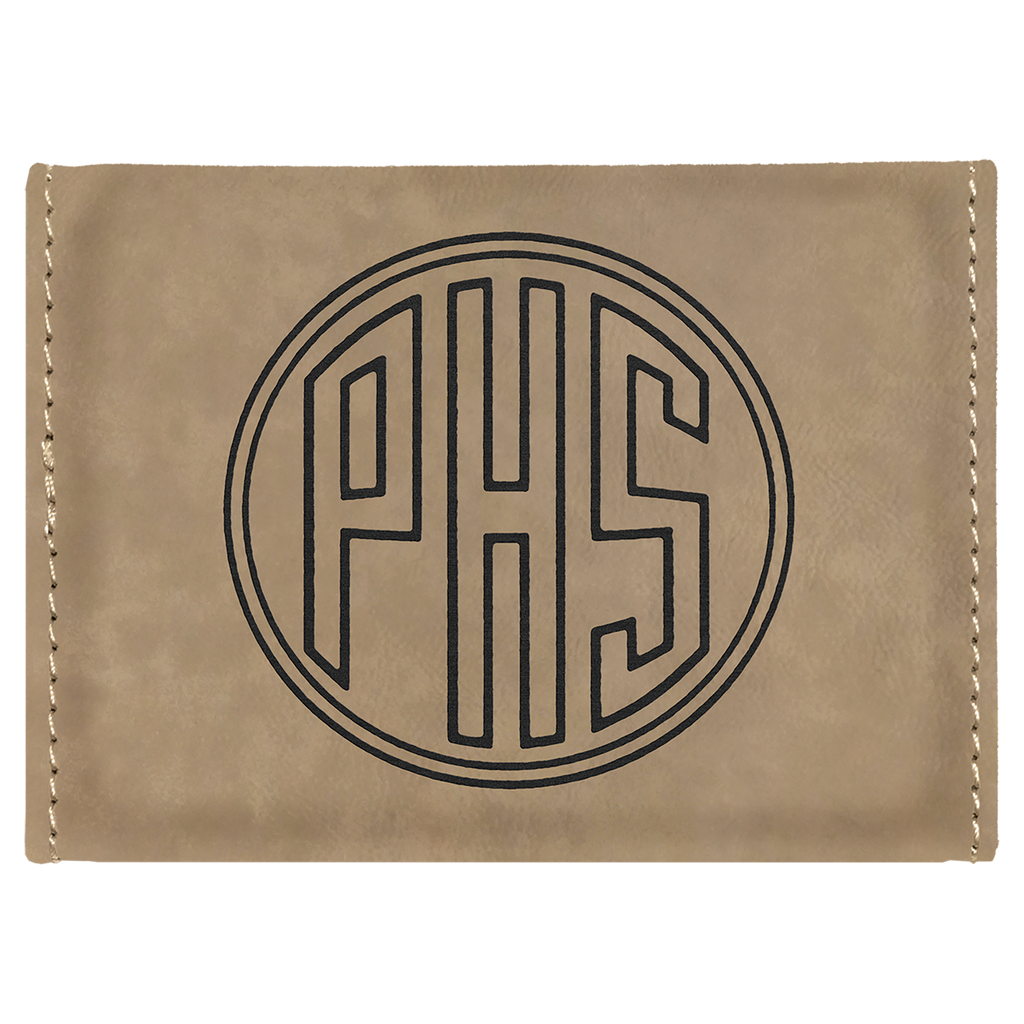 3-3/4" x 2-3/4" Leatherette Hard Business Card Holders